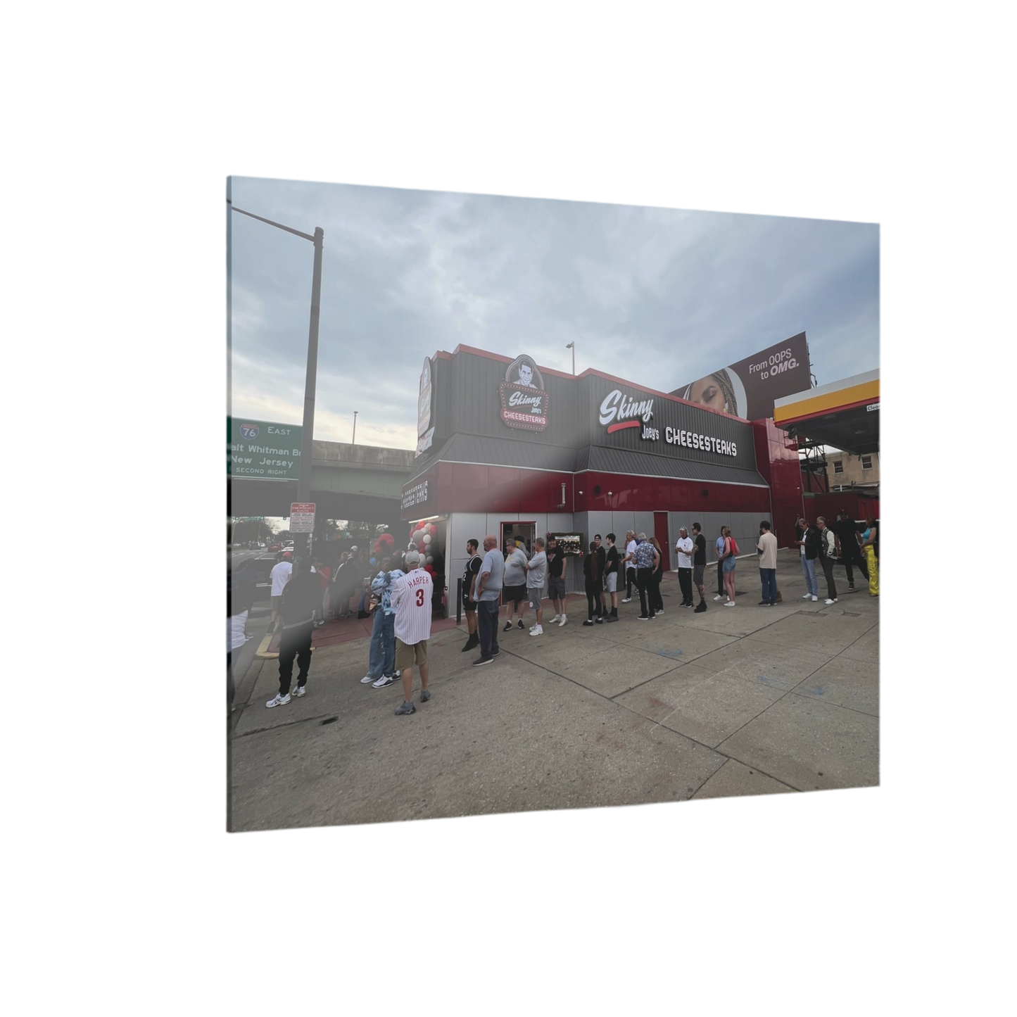 Skinny Joeys Cheesesteaks Grand Opening Acrylic Wall Art
