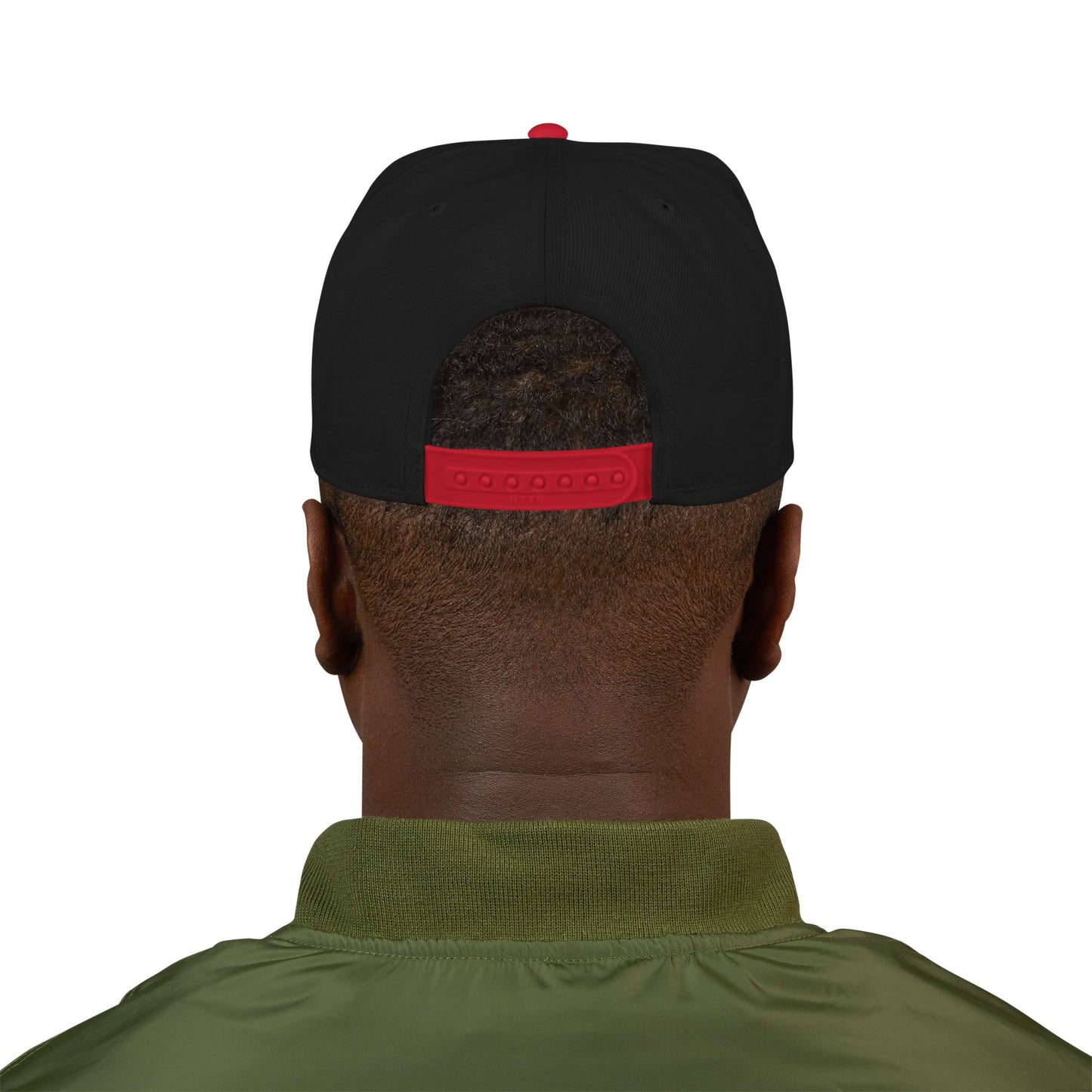 LIL SNUFF × SKINNY — Rock On Embroidered Snapback Cap