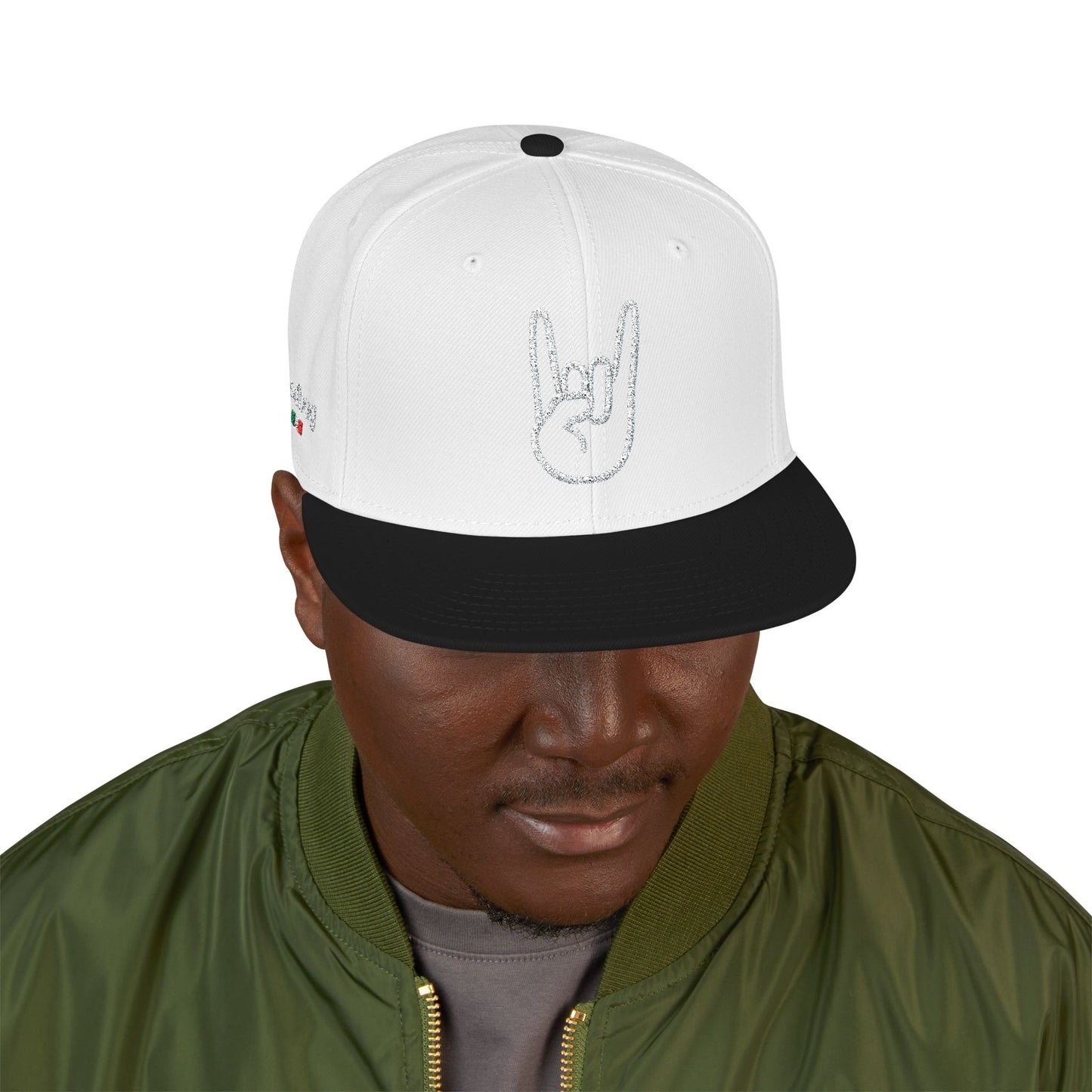 LIL SNUFF x SKINNY Embroidered Snapback Cap