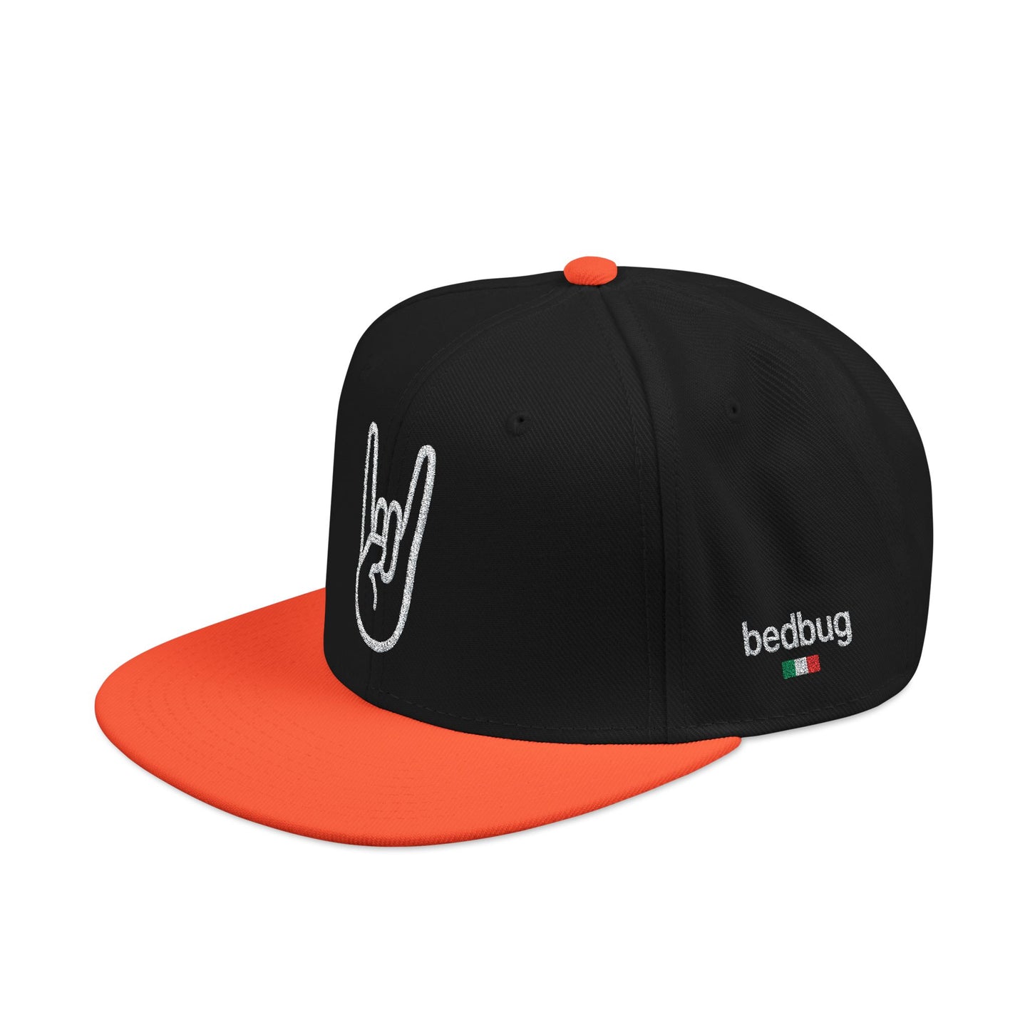 LIL SNUFF × SKINNY — Rock On Embroidered Snapback Cap