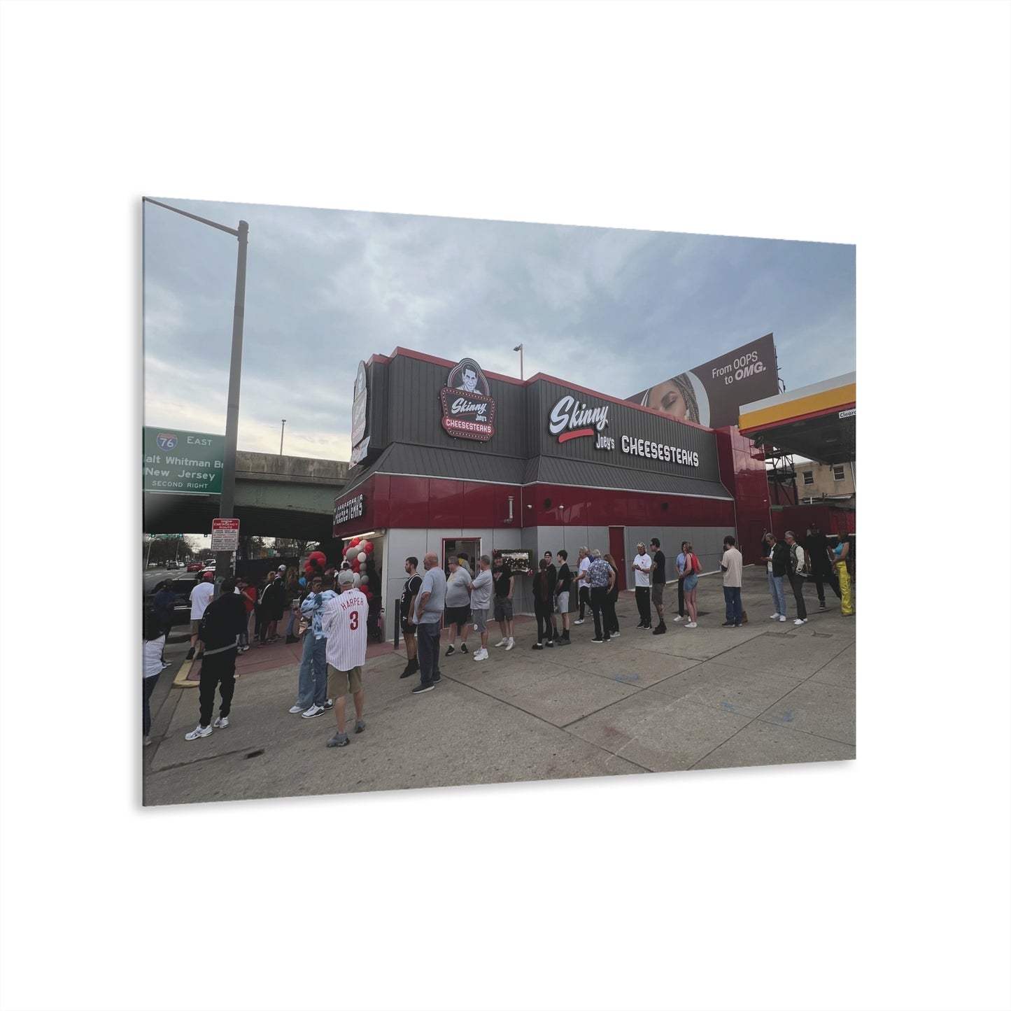 Skinny Joeys Cheesesteaks Grand Opening Acrylic Wall Art