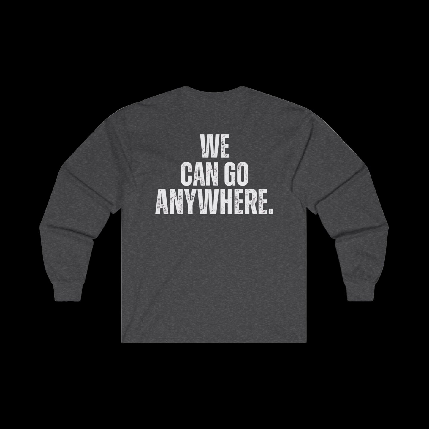 Skinny Joey’s Cheesesteaks × We Can Go Anywhere Unisex Long Sleeve Tee