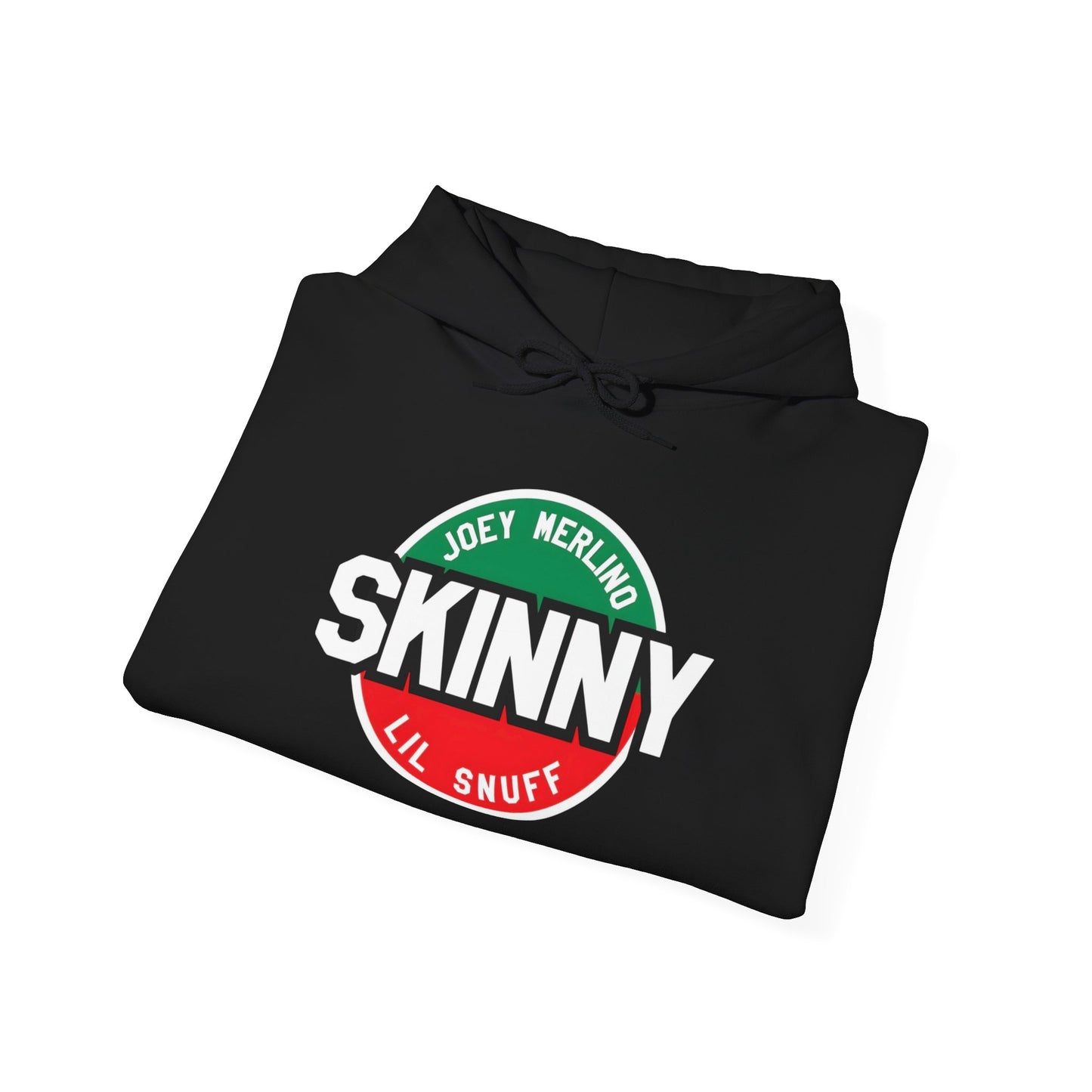 Skinny Italian Logo × WE CAN GO ANYWHERE Hoodie (Black)