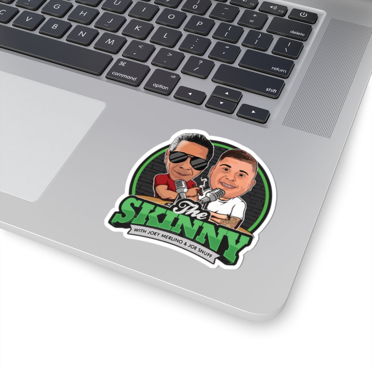 The Skinny Podcast Kiss-Cut Stickers | Fun, Unique Vinyl Decals for Laptop, Water Bottles, Phone Cases, Gifts