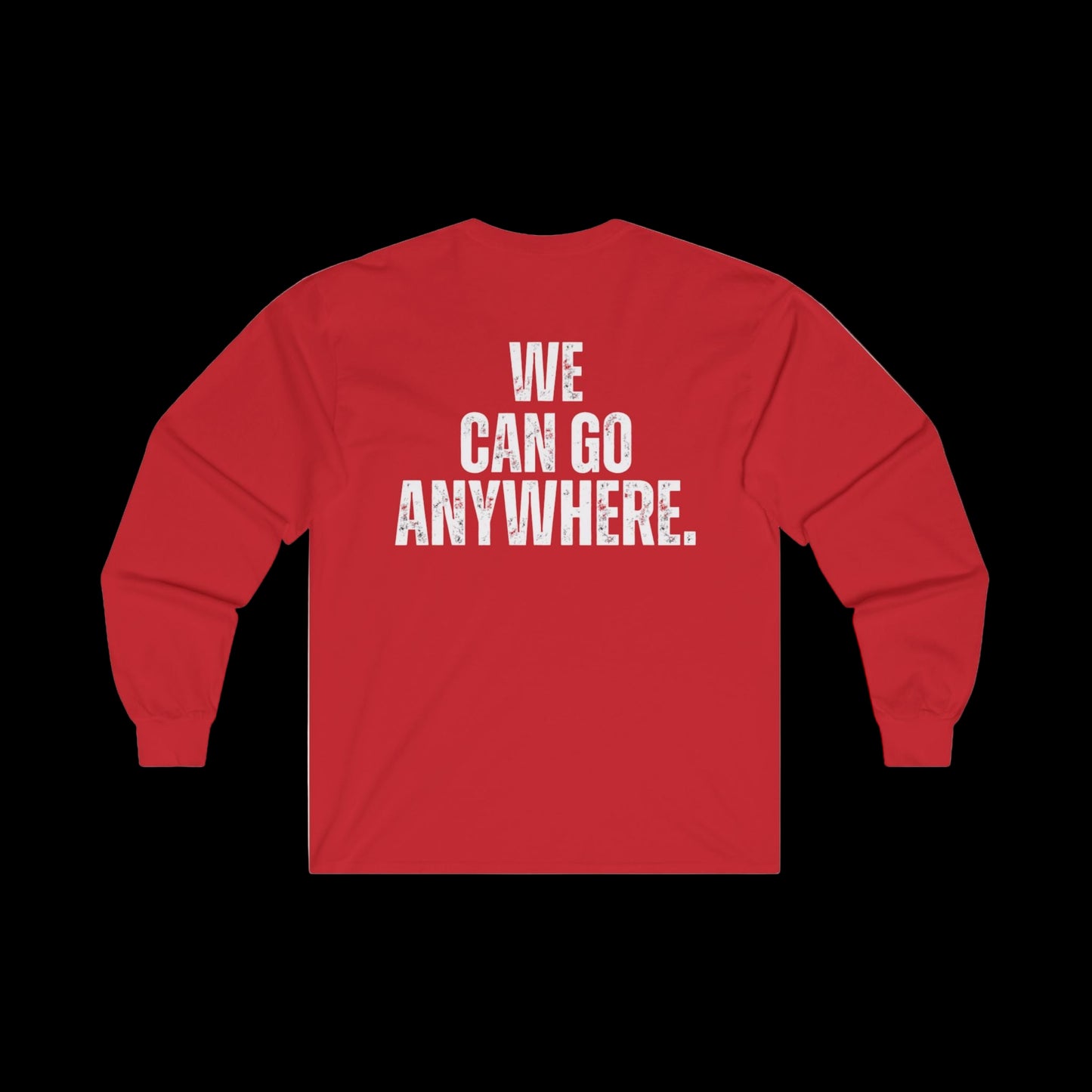 Skinny Joey’s Cheesesteaks × We Can Go Anywhere Unisex Long Sleeve Tee