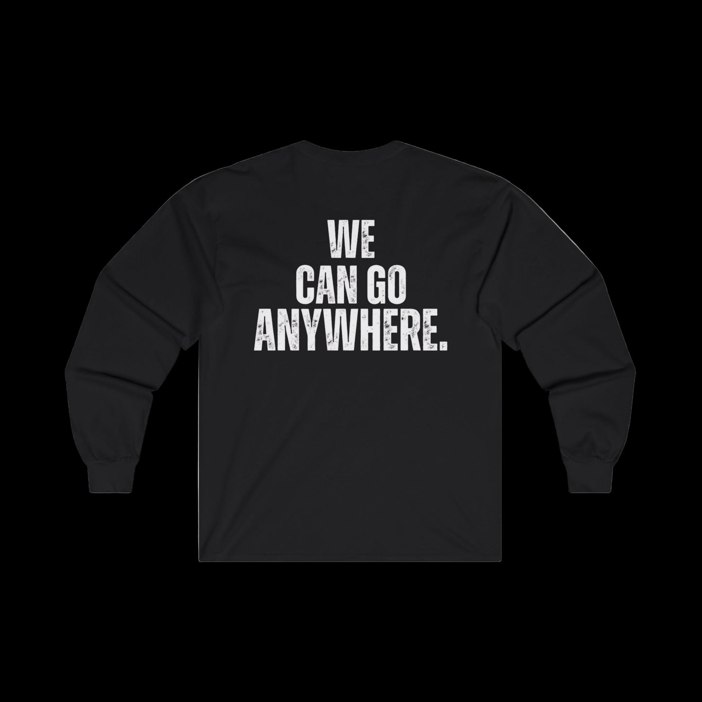 Skinny Joey’s Cheesesteaks × We Can Go Anywhere Unisex Long Sleeve Tee