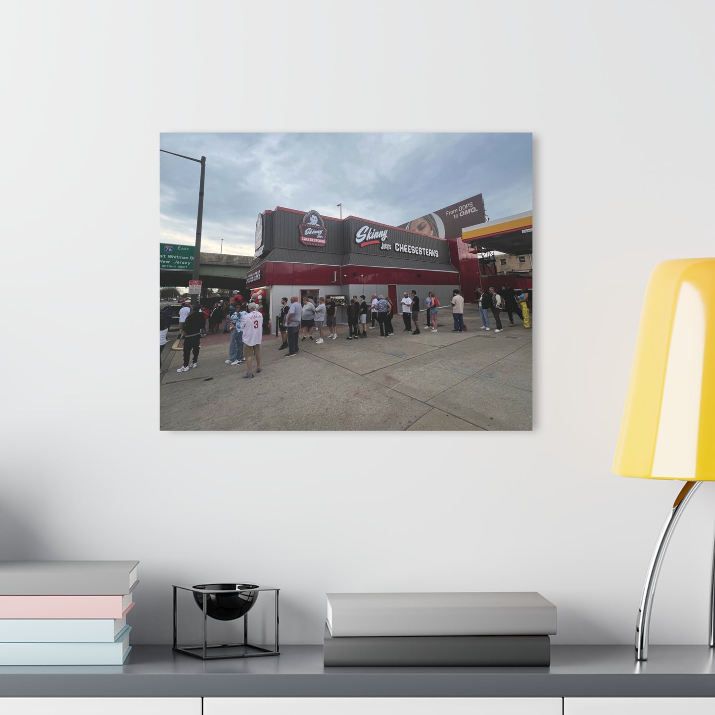 Skinny Joeys Cheesesteaks Grand Opening Acrylic Wall Art