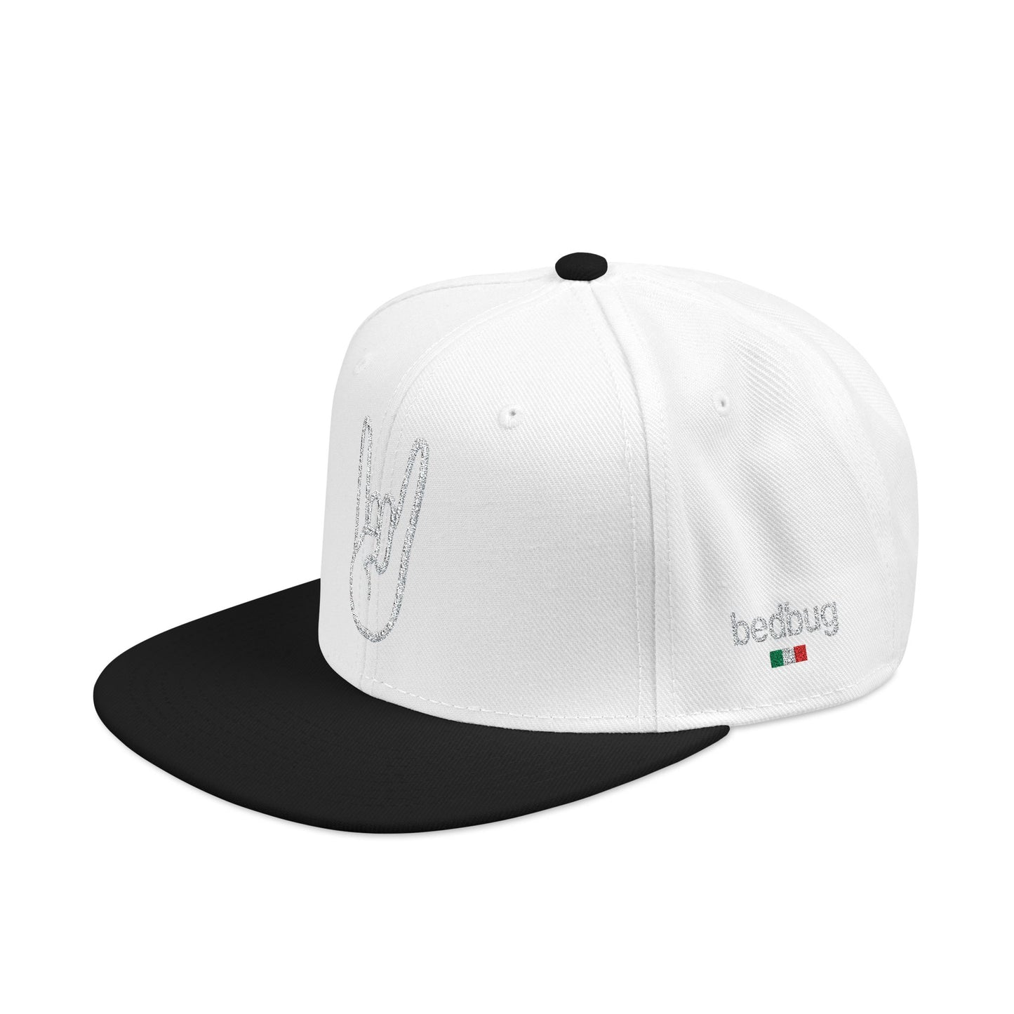 LIL SNUFF × SKINNY — Rock On Embroidered Snapback Cap