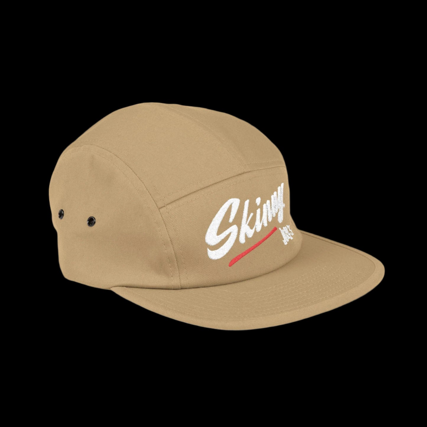 Skinny Joey Merlino 5-panel hat featuring official Skinny Joey Merlino logo, perfect for fans of Skinny Joey Merlino, Skinny Joey’s Cheesesteaks, and The Skinny with Joey Merlino Podcast. This Skinny Joey Merlino cap blends South Philly street style with classic Skinny Joey Merlino fashion. A must-have for Joey Merlino supporters, real ones, and anyone loyal to Skinny Joey Merlino’s legacy