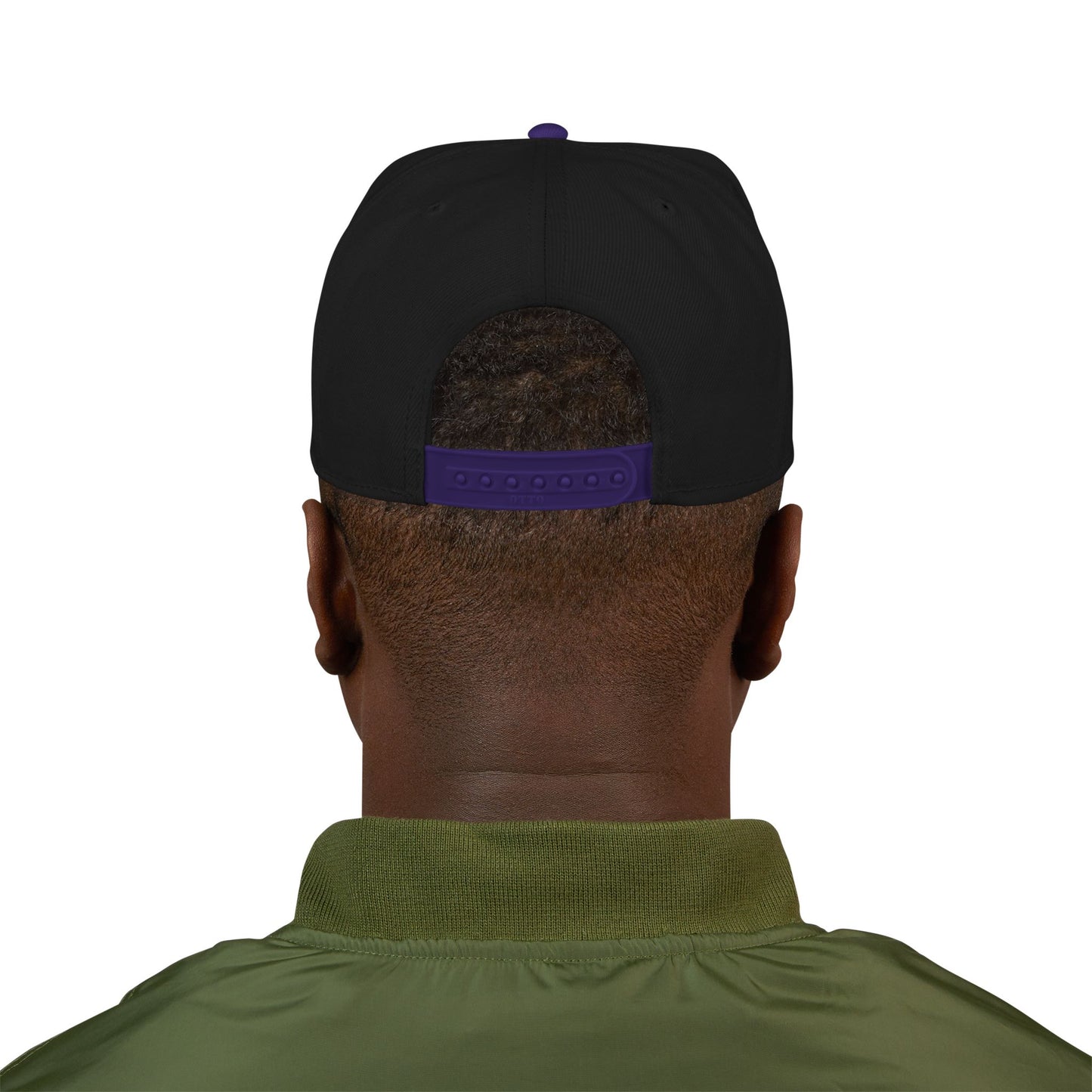 LIL SNUFF × SKINNY — Rock On Embroidered Snapback Cap