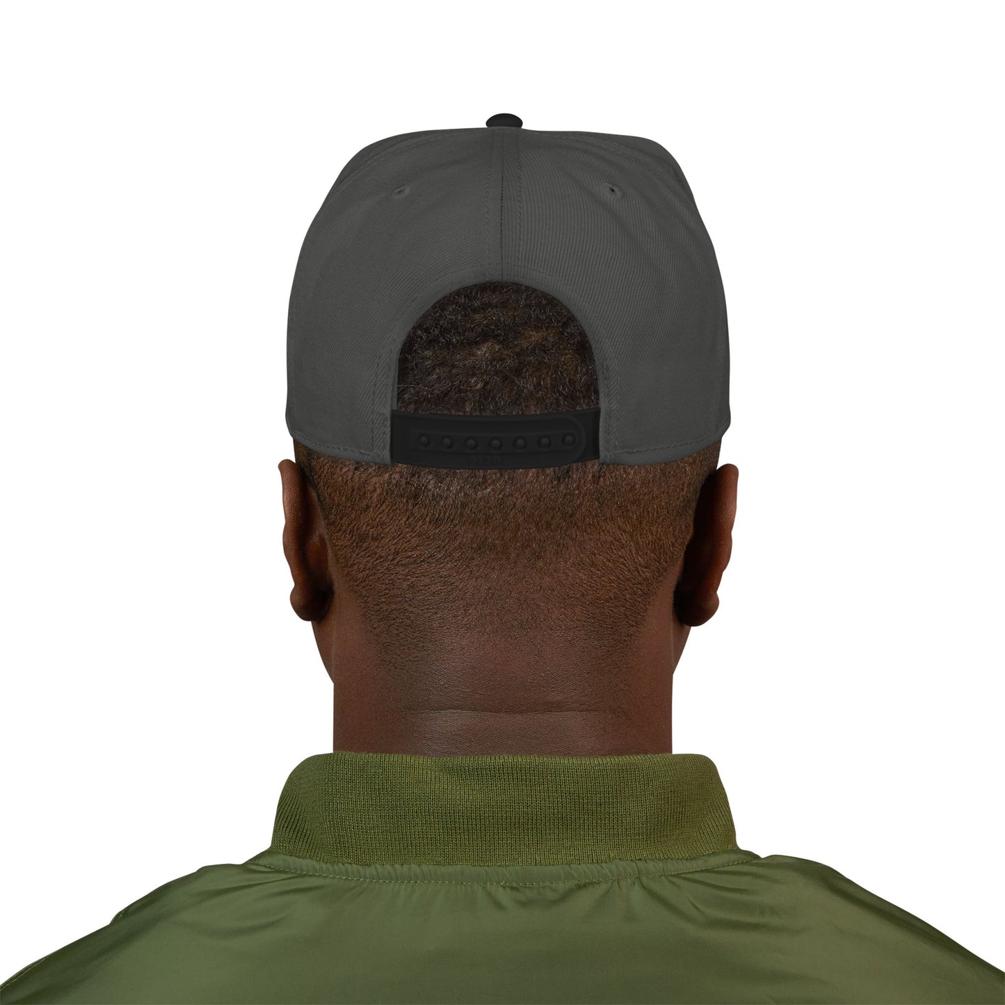 LIL SNUFF × SKINNY — Rock On Embroidered Snapback Cap