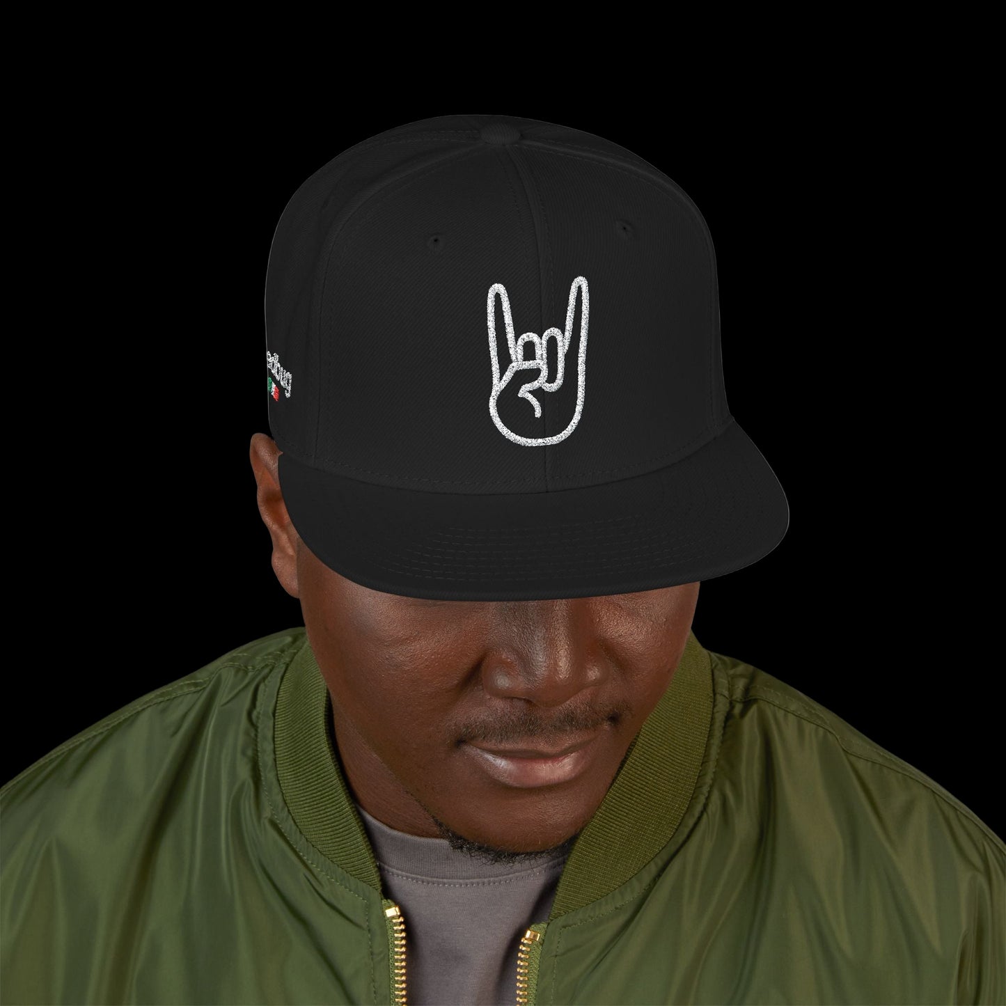 LIL SNUFF x SKINNY Embroidered Snapback Cap