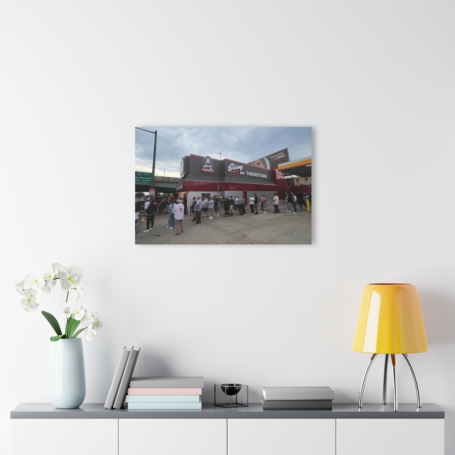 Skinny Joeys Cheesesteaks Grand Opening Acrylic Wall Art
