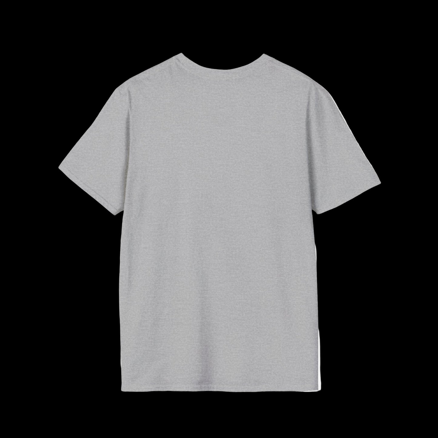 Gray t-shirt on a white background