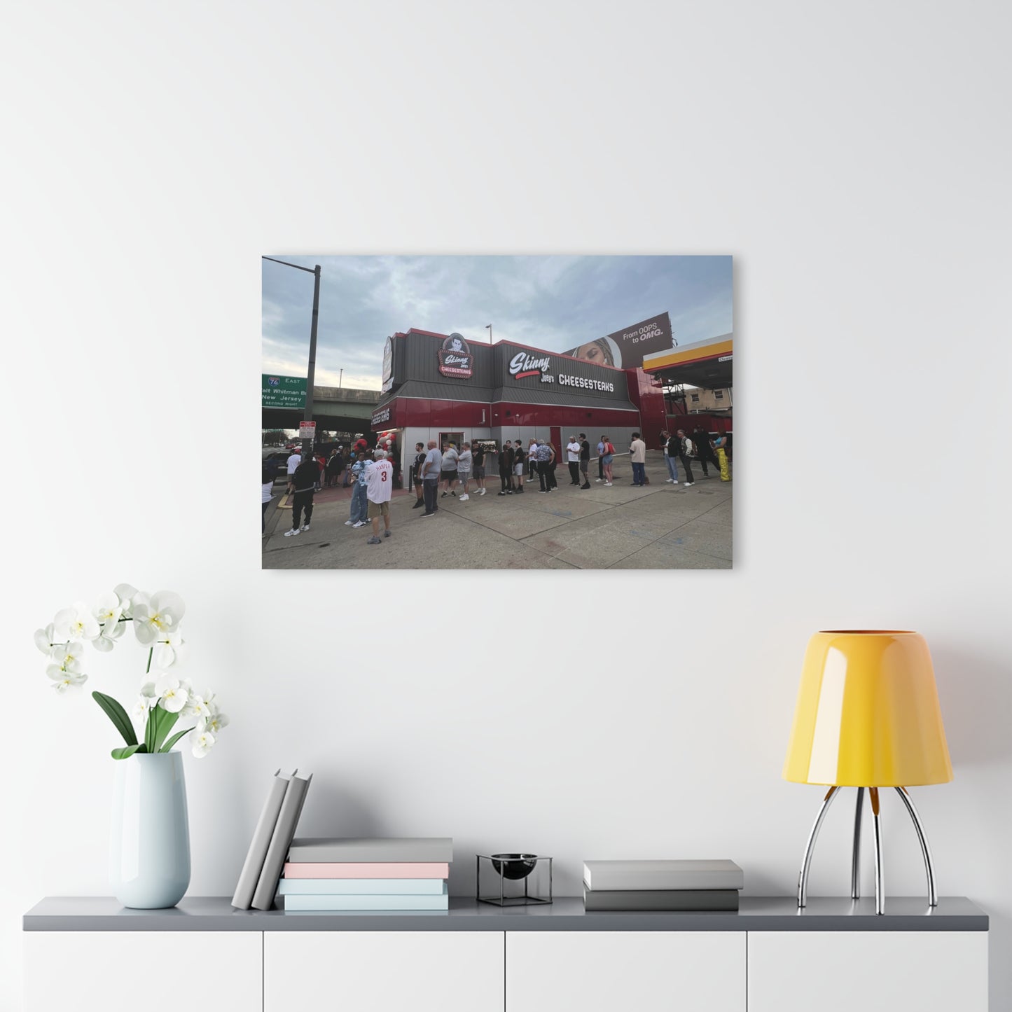 Skinny Joeys Cheesesteaks Grand Opening Acrylic Wall Art
