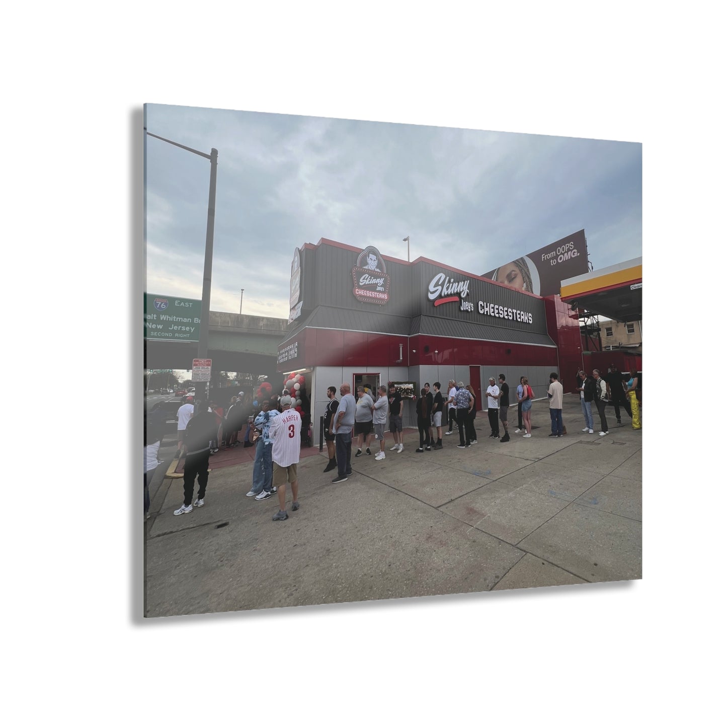 Skinny Joeys Cheesesteaks Grand Opening Acrylic Wall Art
