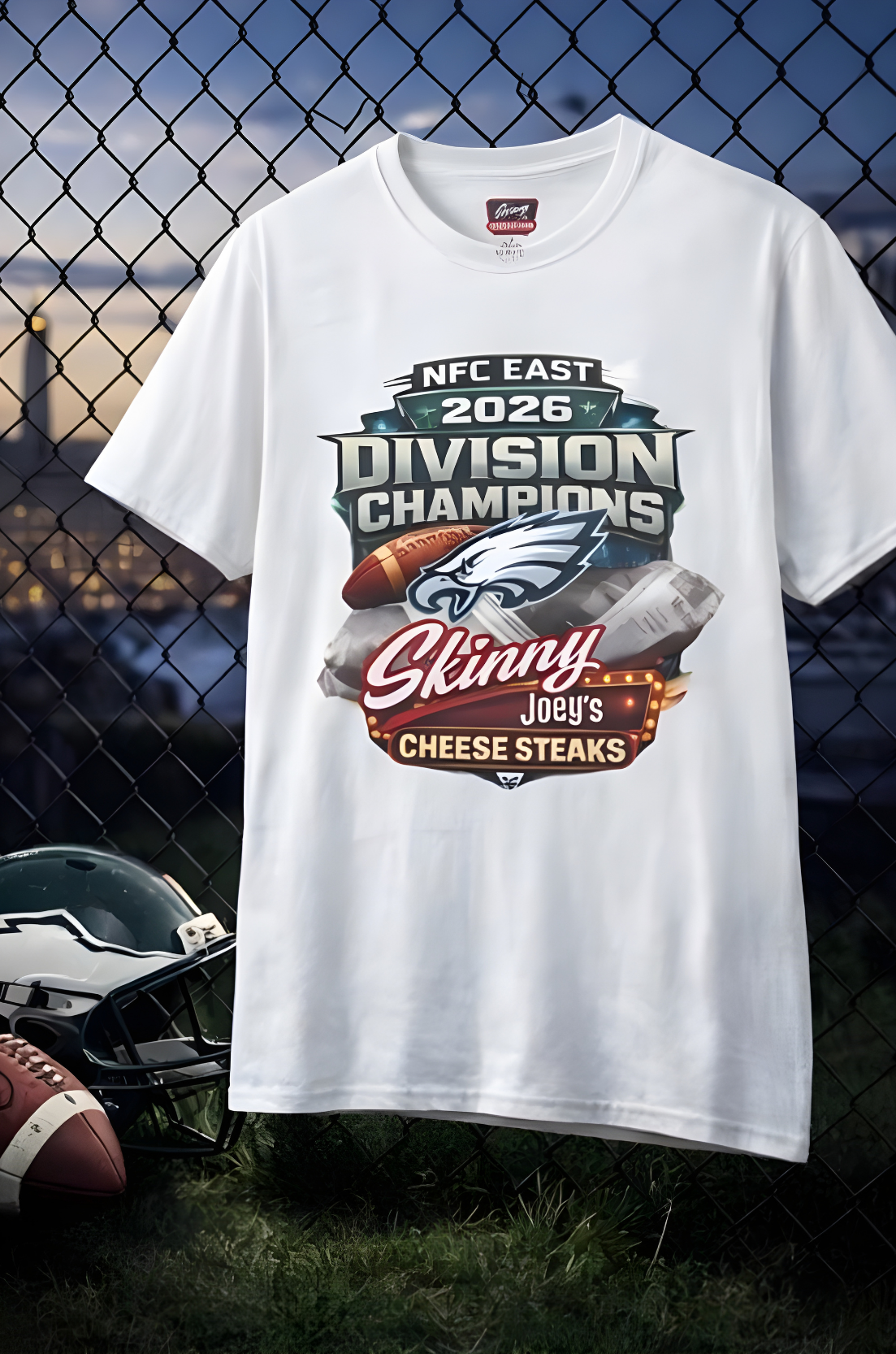 2026 NFC East Division Champions T-Shirt (Limited) – Skinny Joeys