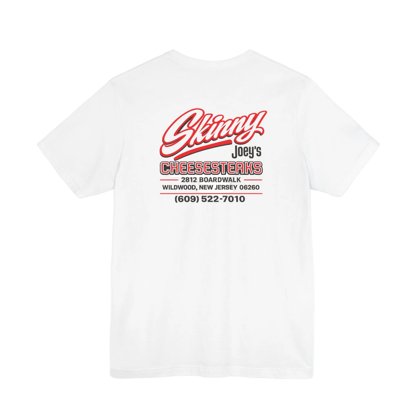 Skinny Joey's Cheesesteaks Official Wildwood T-Shirt
