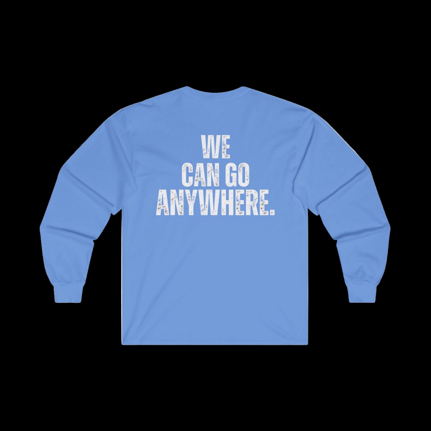 Skinny Joey’s Cheesesteaks × We Can Go Anywhere Unisex Long Sleeve Tee
