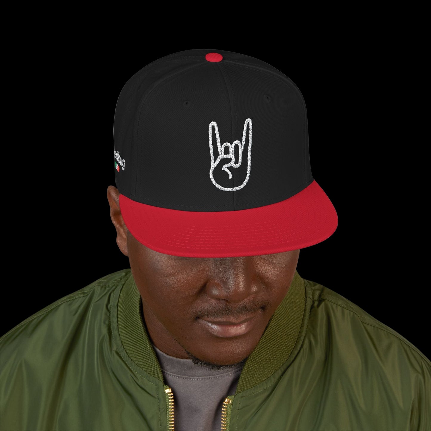 LIL SNUFF x SKINNY Embroidered Snapback Cap