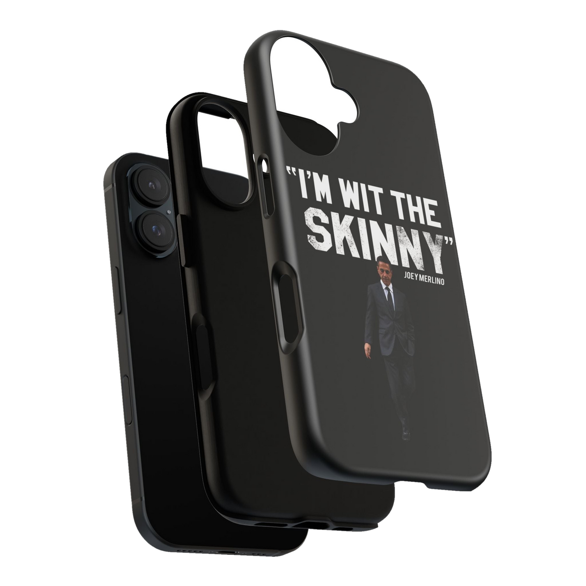 Respect The Call phone case, The Skinny with Joey Merlino podcast merch