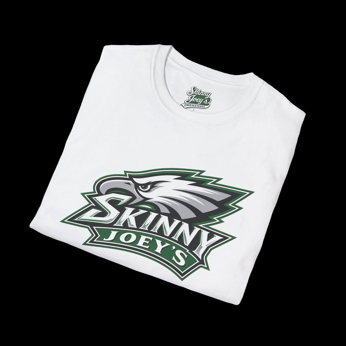 Eagles 2026 graphic tee, Skinny Joey's Cheesesteaks apparel