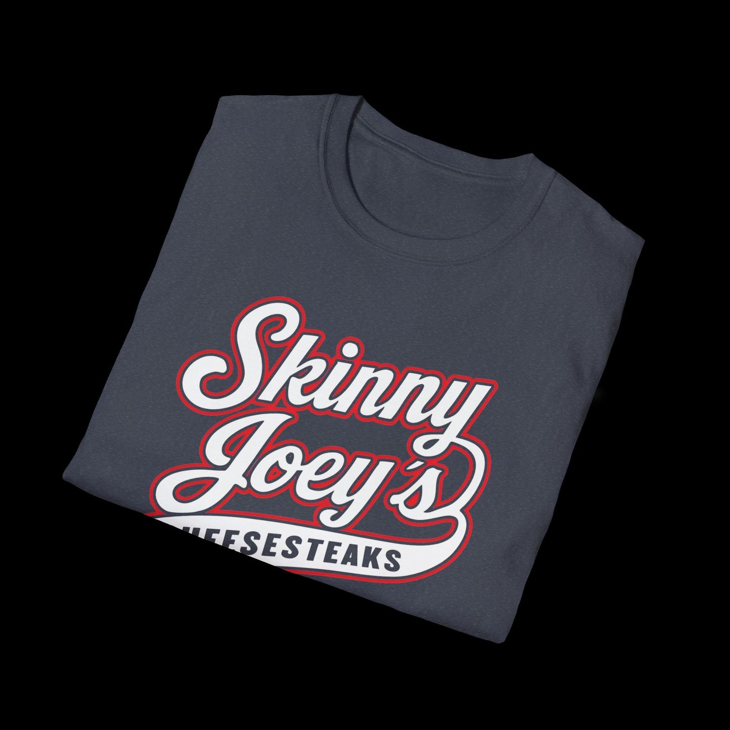 Skinny Joey’s Cheesesteaks Unisex Softstyle T-Shirt | South Philly 3020 S. Broad St.