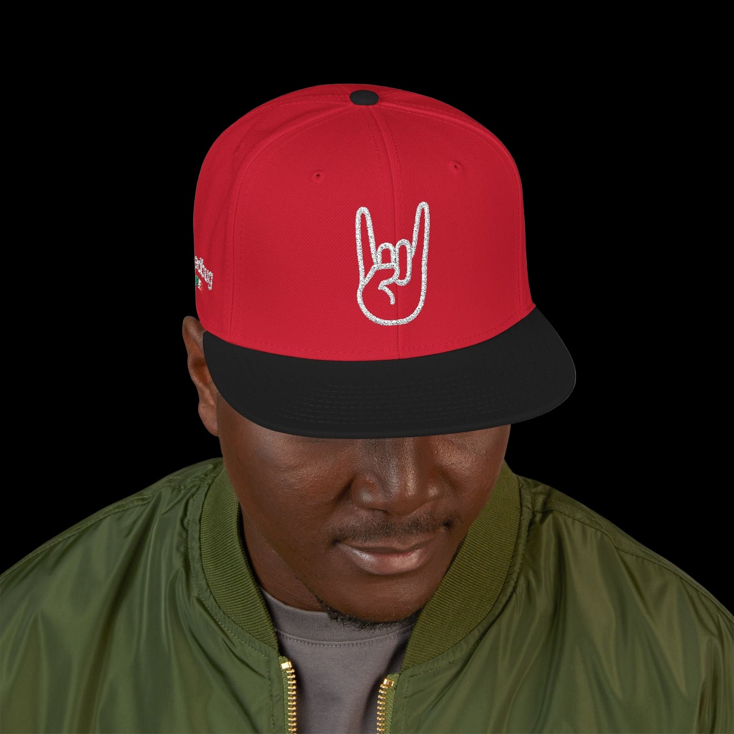LIL SNUFF x SKINNY Embroidered Snapback Cap