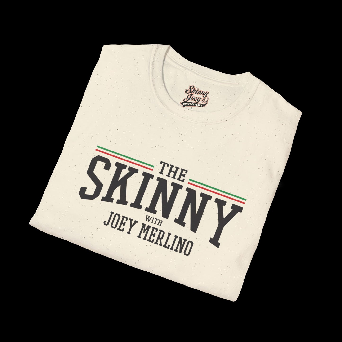 Stylish Unisex T-Shirt | The Skinny with Joey Merlino, Trendy Casual Wear, Gift for Friends, Comfortable Everyday Shirt, Ideal for Events