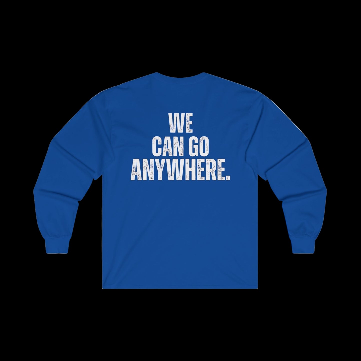 Skinny Joey’s Cheesesteaks × We Can Go Anywhere Unisex Long Sleeve Tee