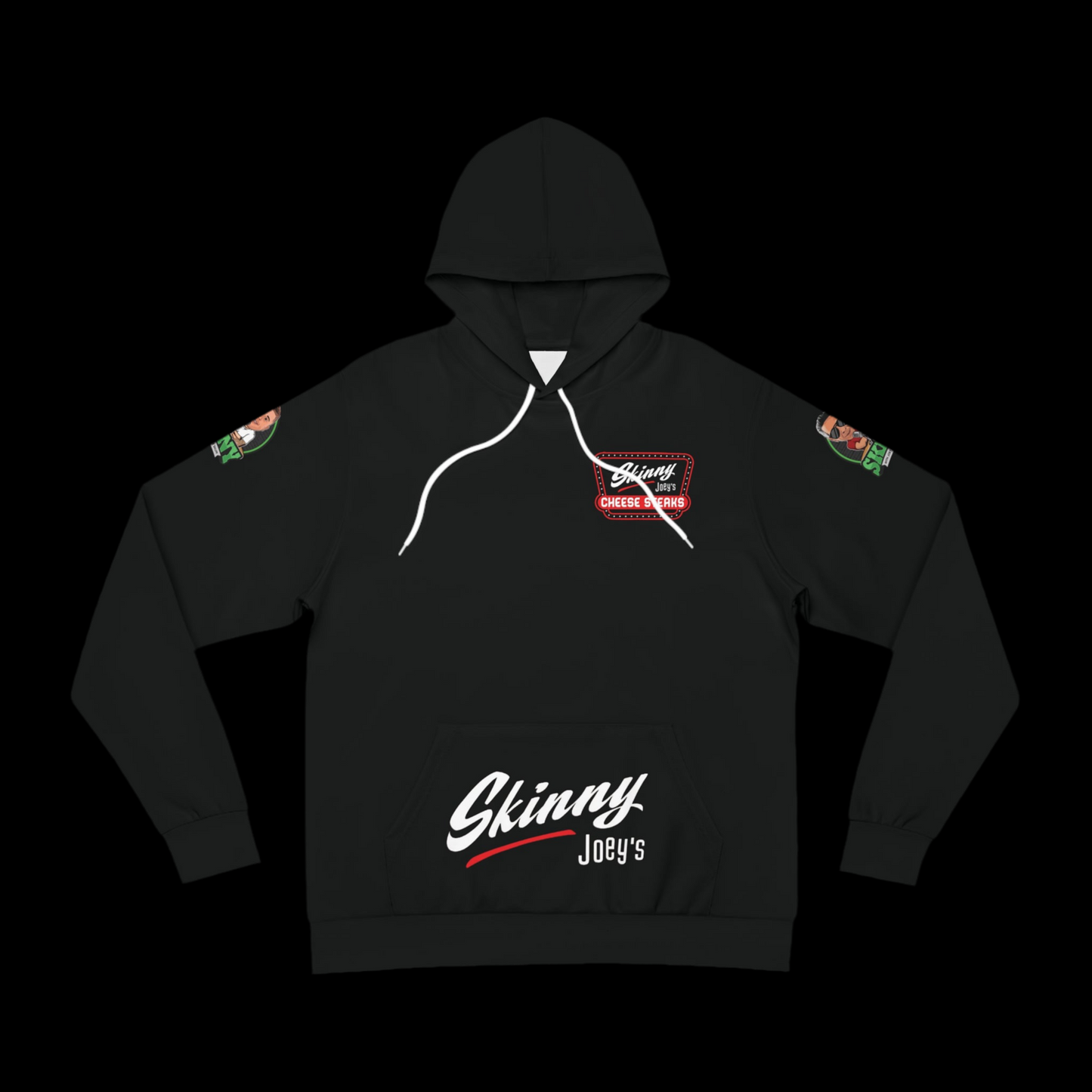 Skinny Joey's Cheese Steaks Fashion Hoodie - Cozy, Streetwear Style for Food Lovers