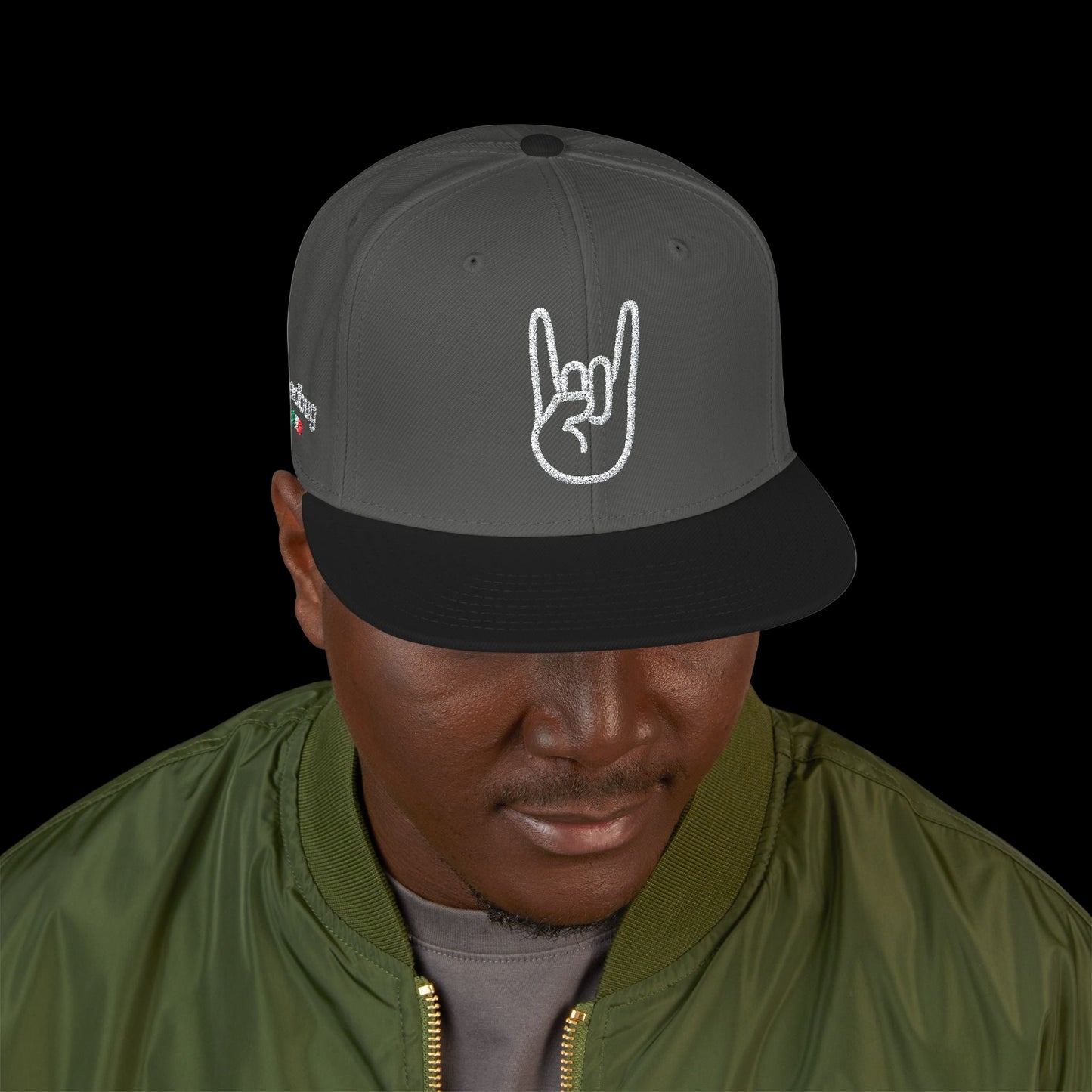 LIL SNUFF x SKINNY Embroidered Snapback Cap
