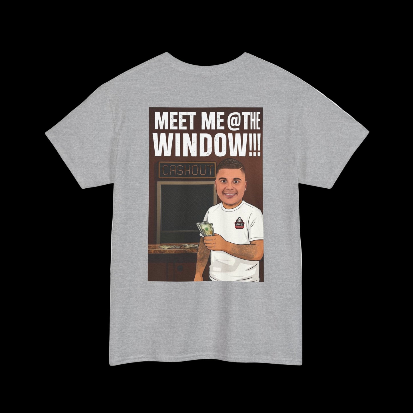 Lil Snuff “Meet Me @ The Window” Unisex Heavy Cotton Tee