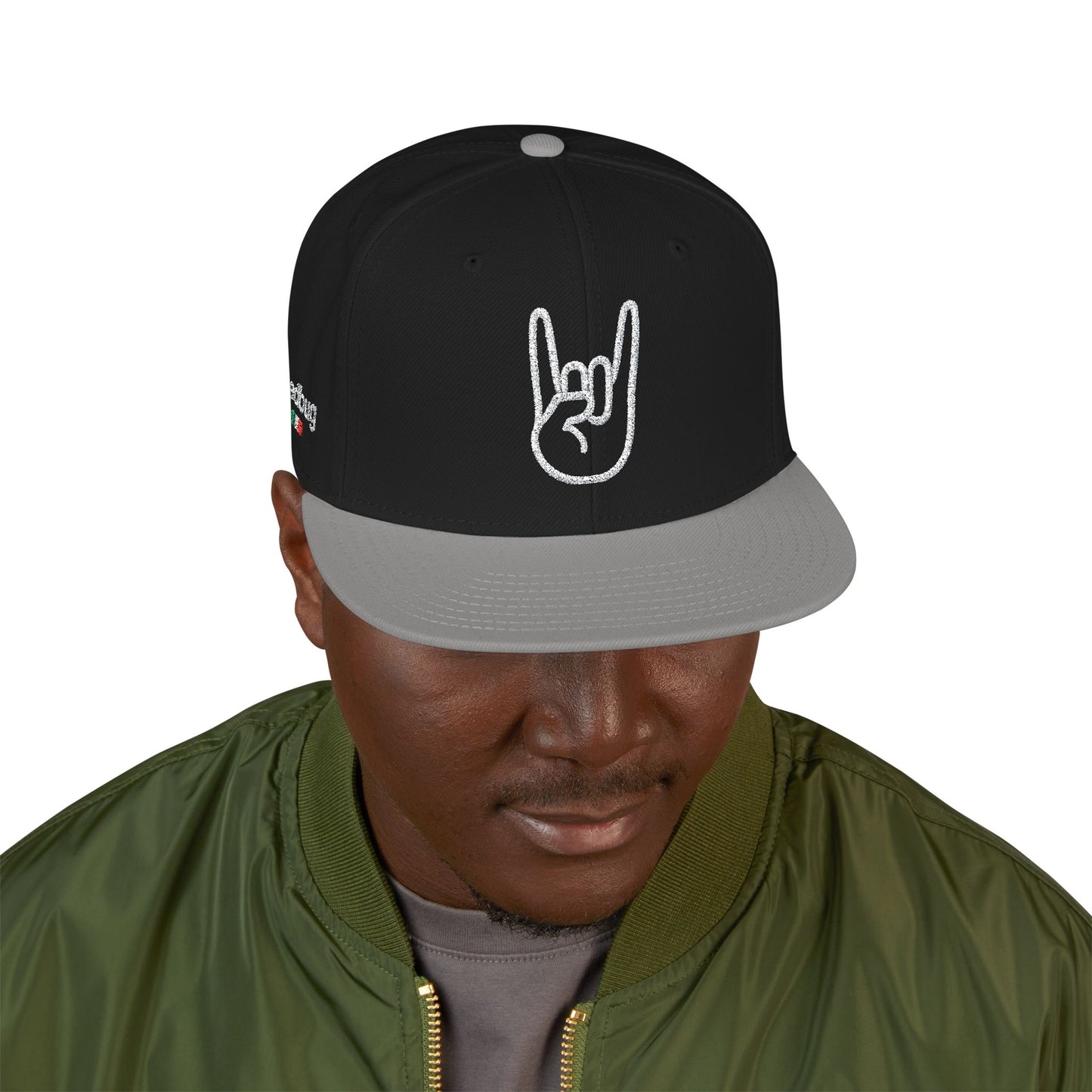 LIL SNUFF x SKINNY Embroidered Snapback Cap