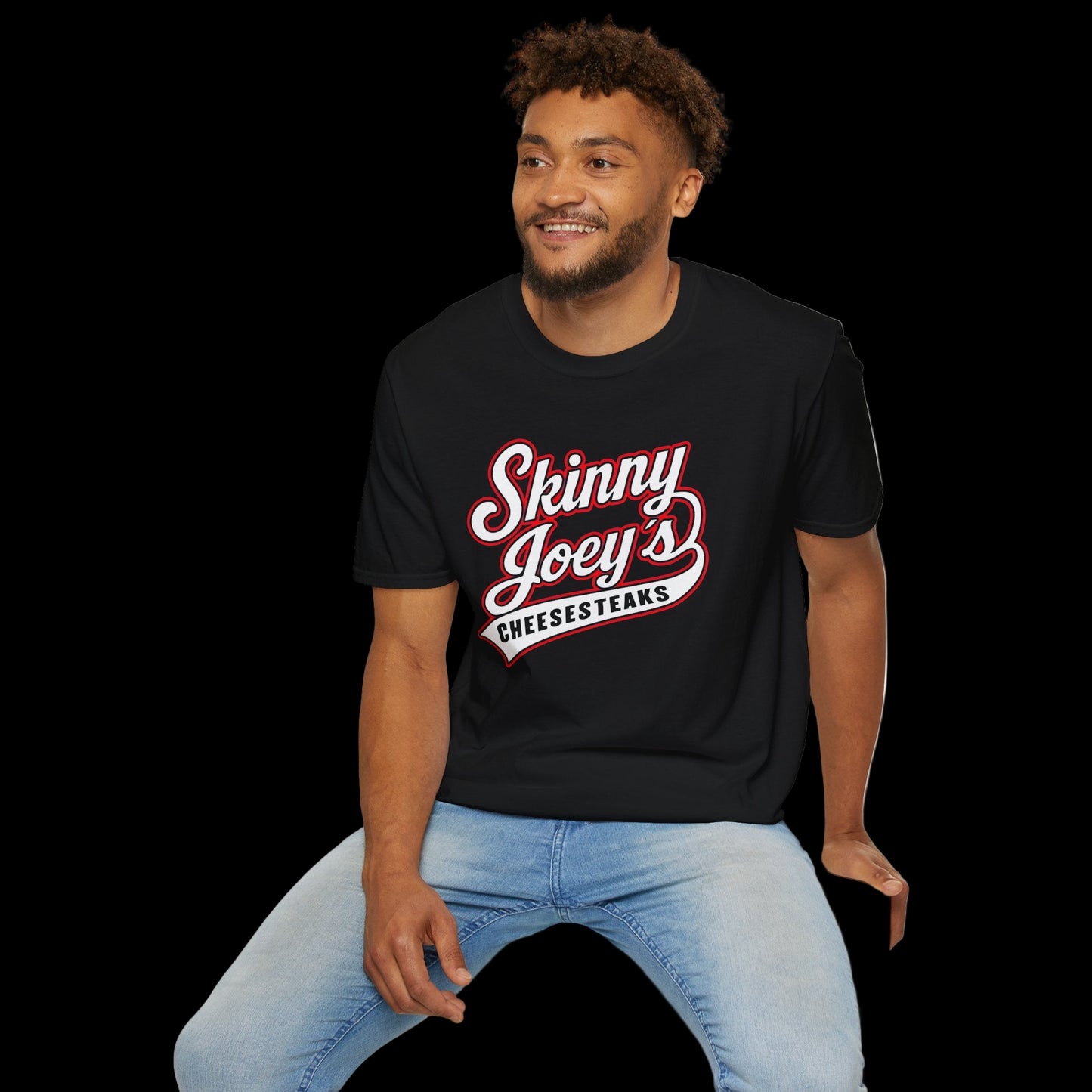 Skinny Joey’s Cheesesteaks Unisex Softstyle T-Shirt | South Philly 3020 S. Broad St.