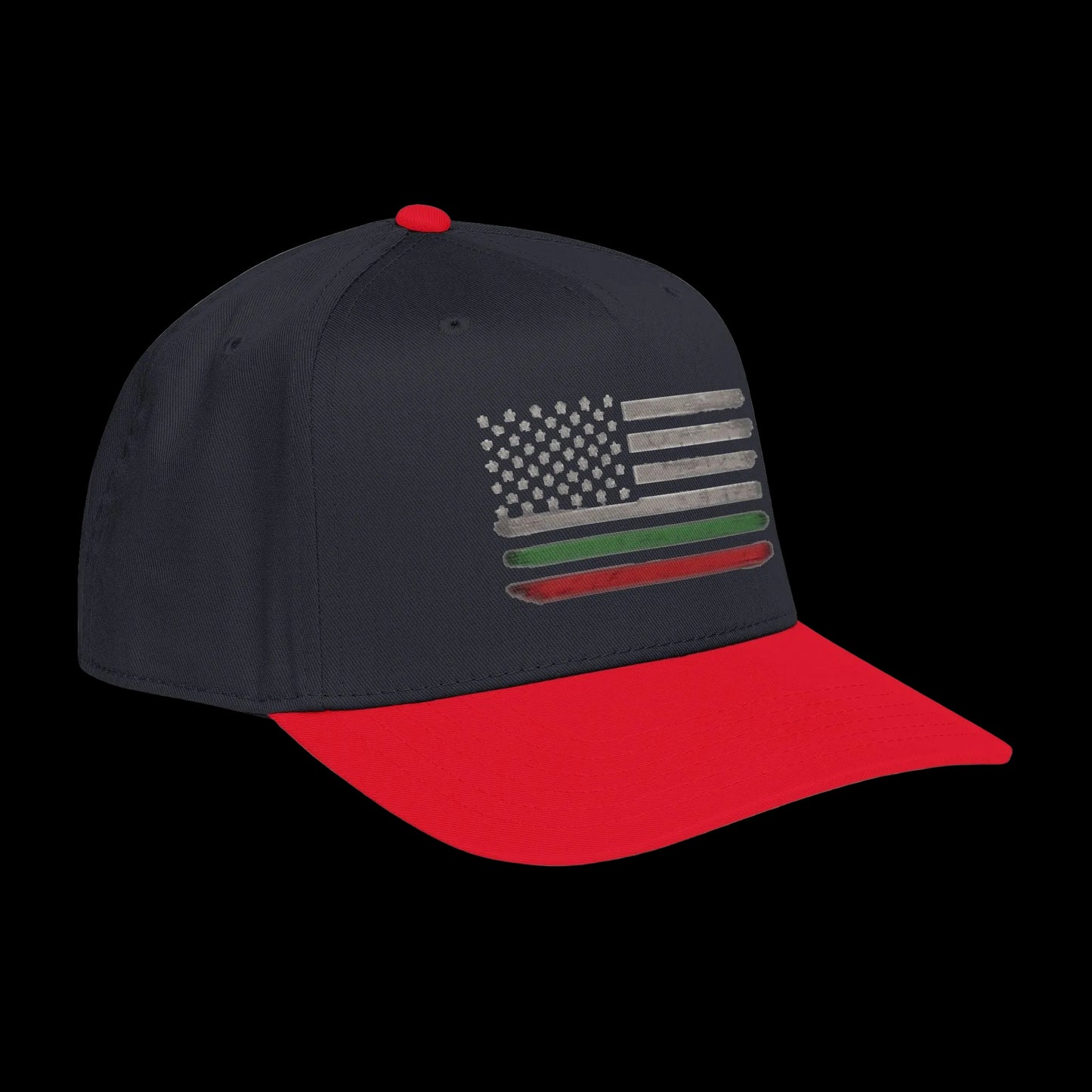 Embroidered Italian American Trucker Hat