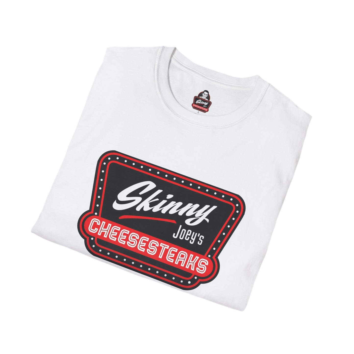 Skinny Joey's Cheesesteaks Unisex T-Shirt | Fun Foodie Apparel, Gift for Food Lovers, Casual Wear, Philadelphia Souvenir