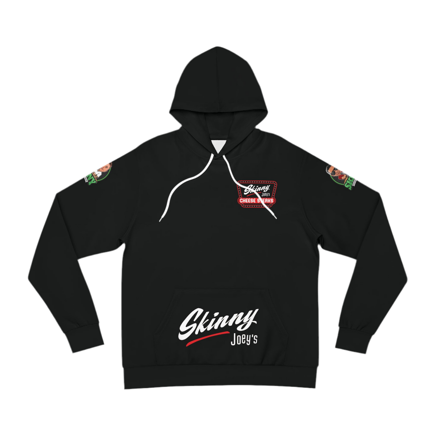 Skinny Joey's Cheese Steaks Fashion Hoodie - Cozy, Streetwear Style for Food Lovers
