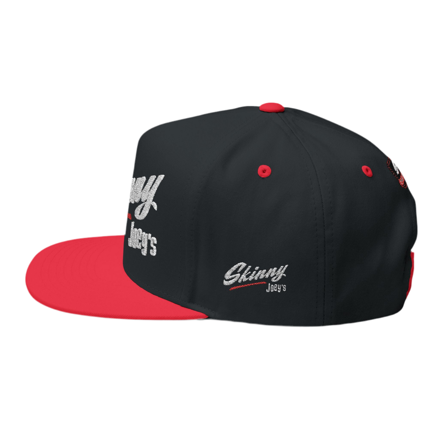 Skinny Joey Merlino signature snapback hat featuring bold Philly style design, Limited edition Skinny Joey Merlino hat with embroidered logo, Black streetwear hat from Skinny Joey’s Cheesesteaks official merchandise, Embroidered Skinny Joey hat inspired by South Philly mob legend style, Joey Merlino baseball cap with ‘The Skinny’ branding for true fans, Classic dad hat with Skinny Joey Merlino logo – Philly boss edition, Urban style Skinny Joey cap mob-inspired font design, Adjustable Skinny Joey merlino