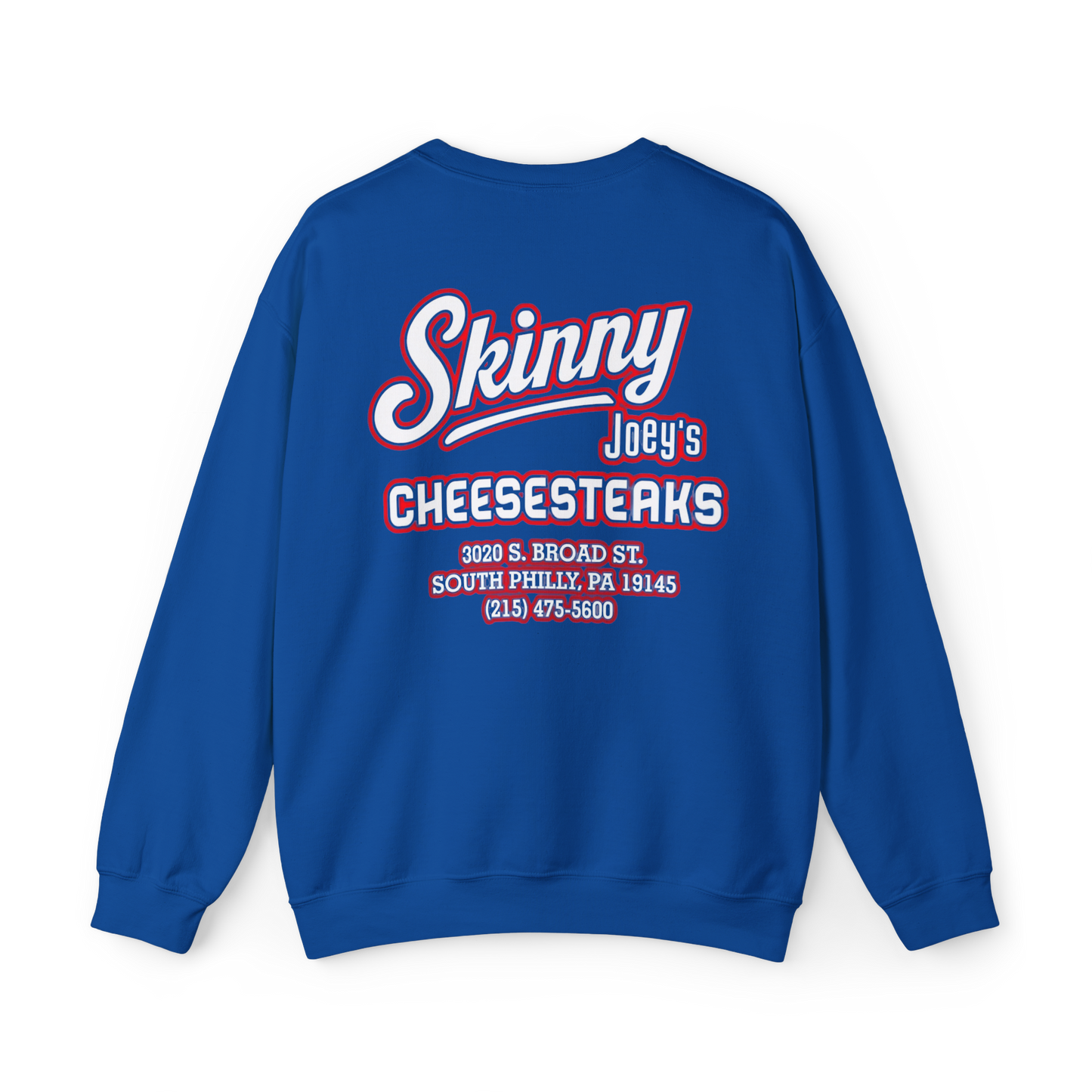 Skinny Joey’s Cheesesteaks Unisex Crewneck Sweatshirt | South Philly 3020 S. Broad St.