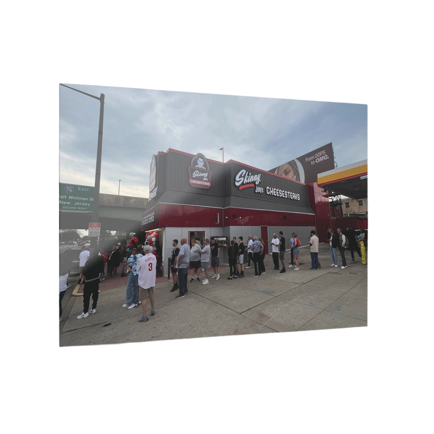 Skinny Joeys Cheesesteaks Grand Opening Acrylic Wall Art