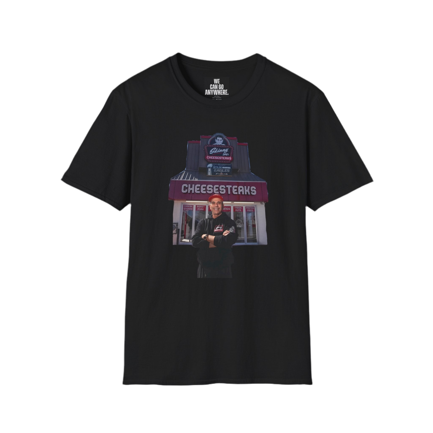 Skinny Joey’s Cheesesteaks T-Shirt | Philly Cheesesteak Shirt | South Philly Streetwear Tee | Unisex Softstyle Shirt