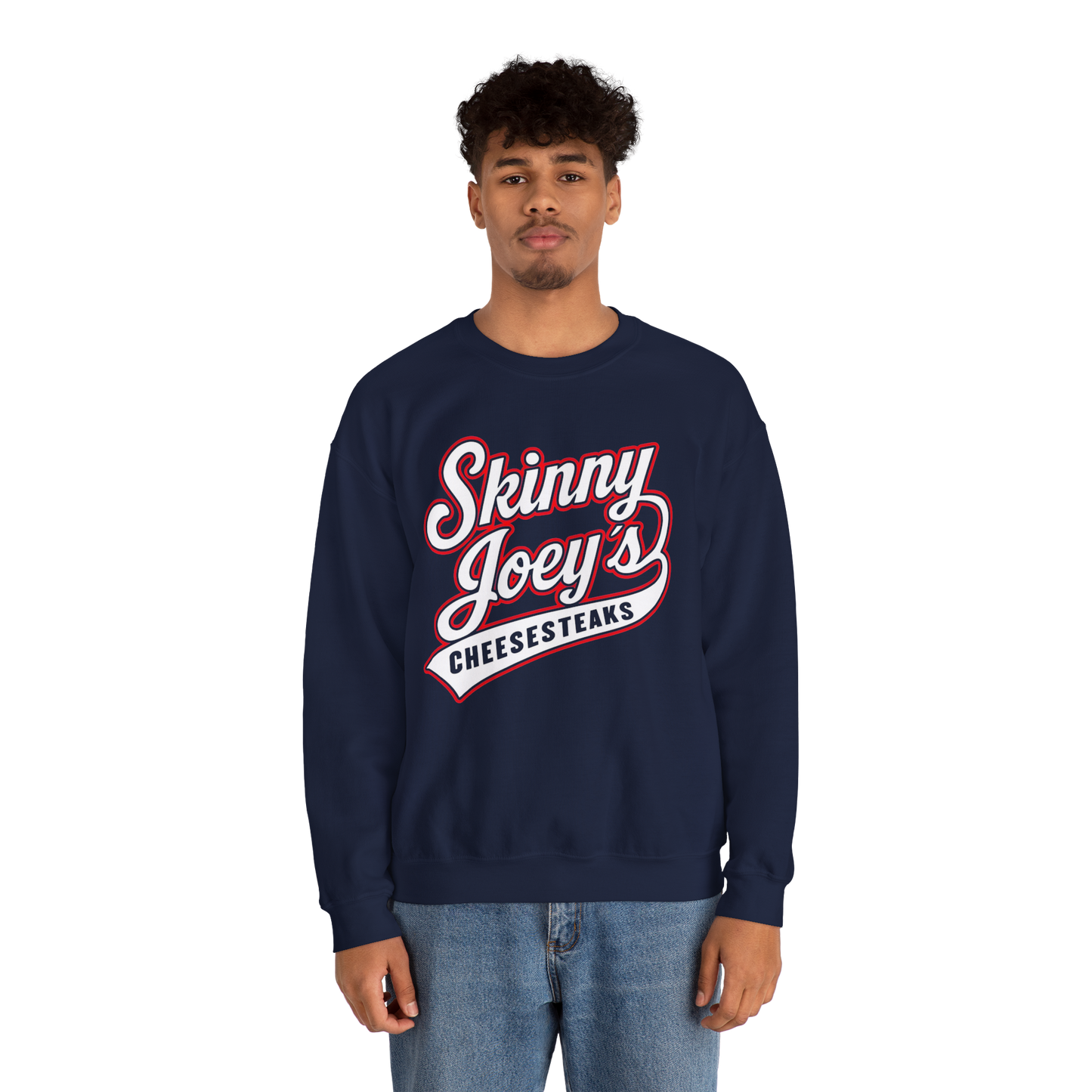 Skinny Joey’s Cheesesteaks Unisex Crewneck Sweatshirt | South Philly 3020 S. Broad St.