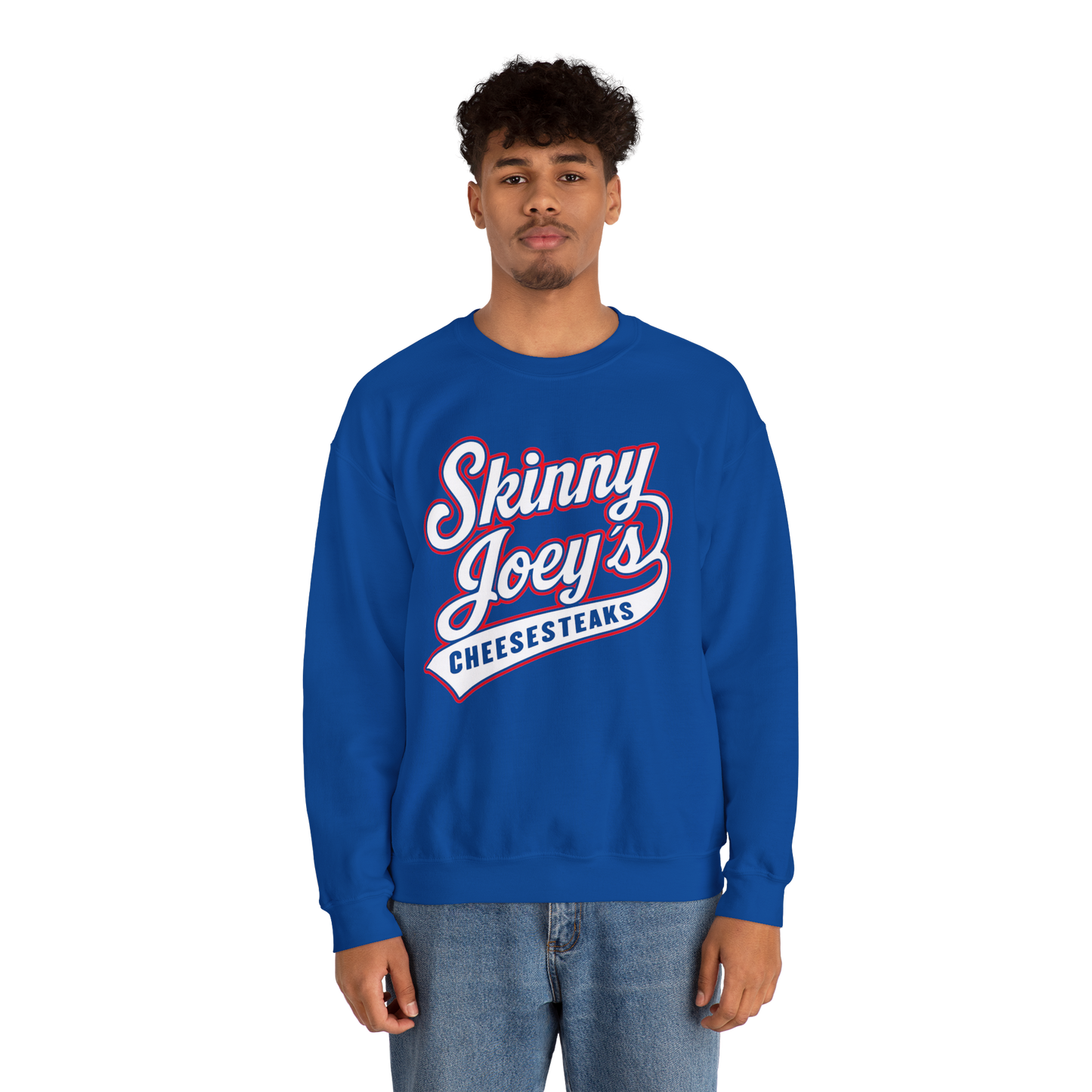 Skinny Joey’s Cheesesteaks Unisex Crewneck Sweatshirt | South Philly 3020 S. Broad St.