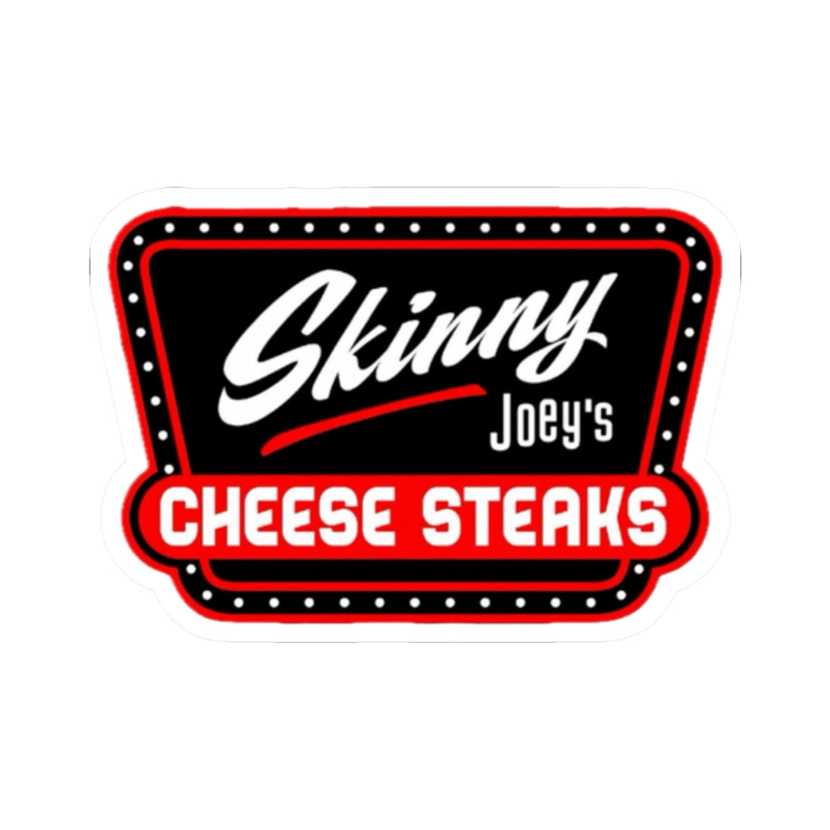 Retro Cheese Steaks Kiss-Cut Stickers - Perfect for Food Lovers & Gift Ideas