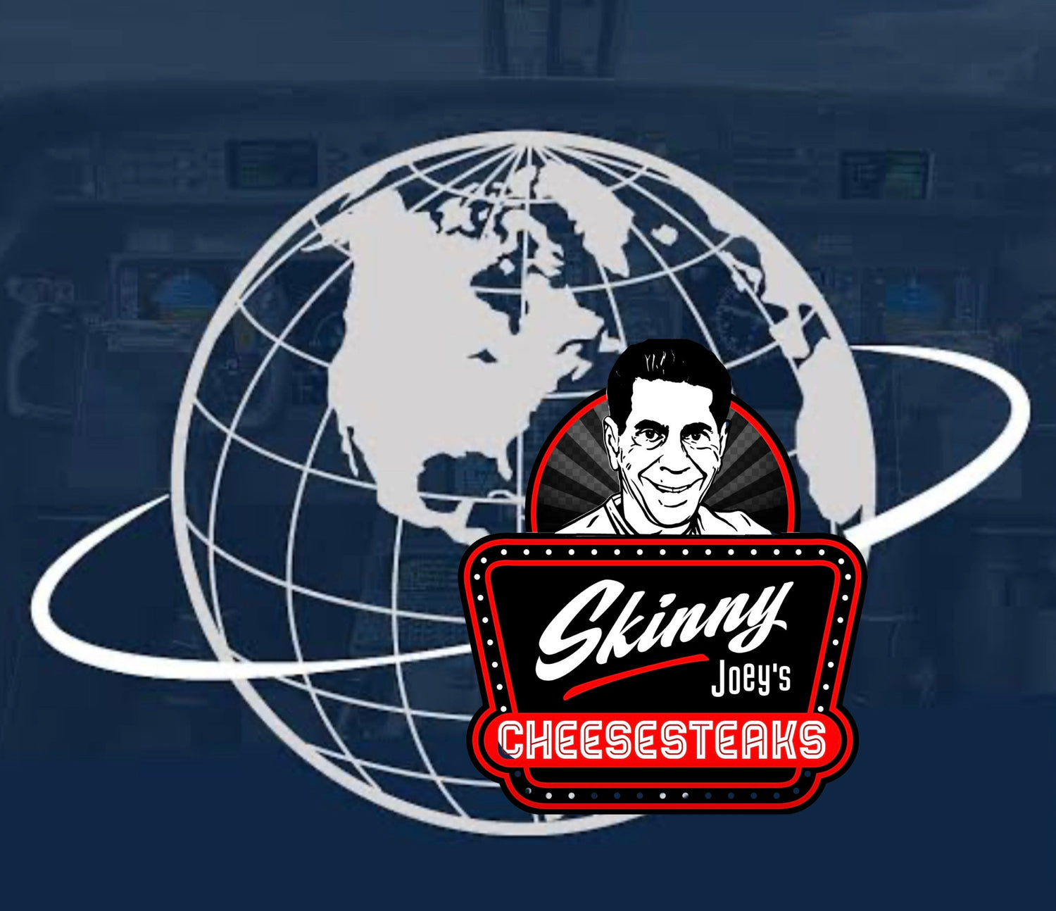 nternational Skinny Joey Merlino long sleeve tee featuring WE CAN GO ANYWHERE back print and Joey Merlino front graphic, inspired by Philadelphia street culture with worldwide shipping for global fans of Skinny Joey’s Cheesesteaks and The Skinny Podcast.