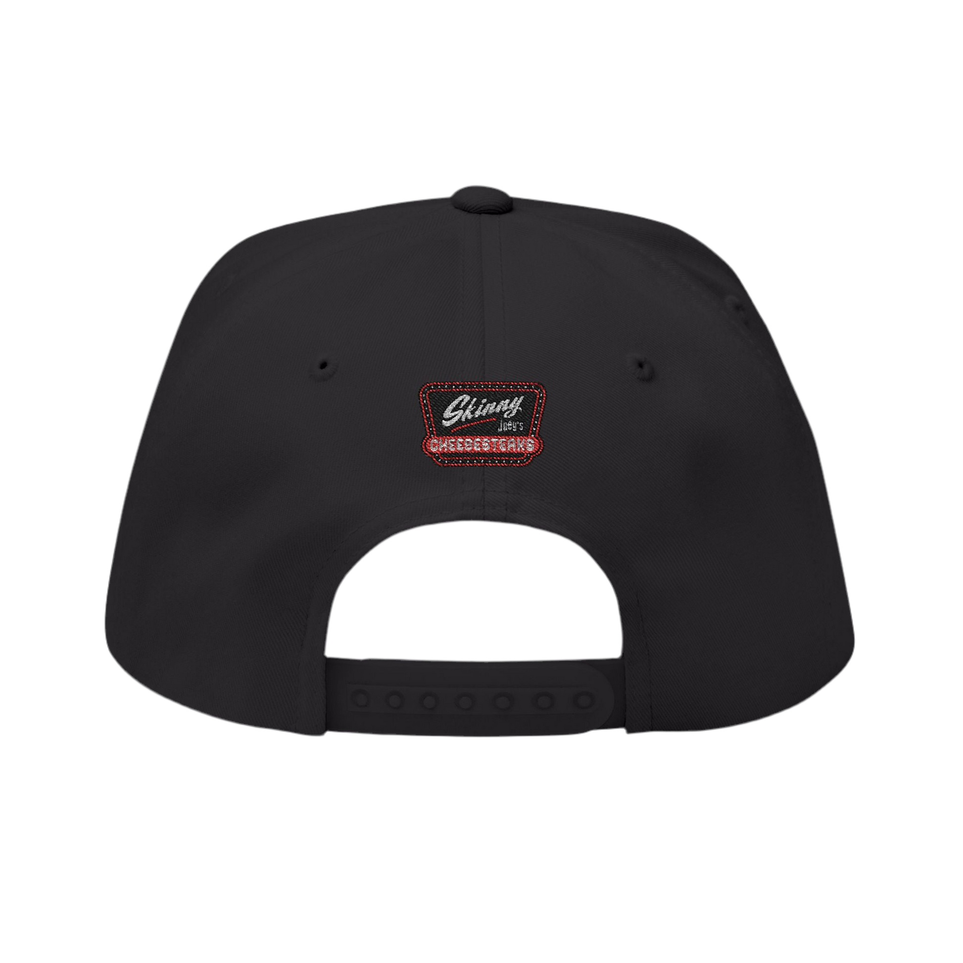 Skinny Joey Merlino signature snapback hat featuring bold Philly style design, Limited edition Skinny Joey Merlino hat with embroidered logo, Black streetwear hat from Skinny Joey’s Cheesesteaks official merchandise, Embroidered Skinny Joey hat inspired by South Philly mob legend style, Joey Merlino baseball cap with ‘The Skinny’ branding for true fans, Classic dad hat with Skinny Joey Merlino logo – Philly boss edition, Urban style Skinny Joey cap mob-inspired font design, Adjustable Skinny Joey merlino 