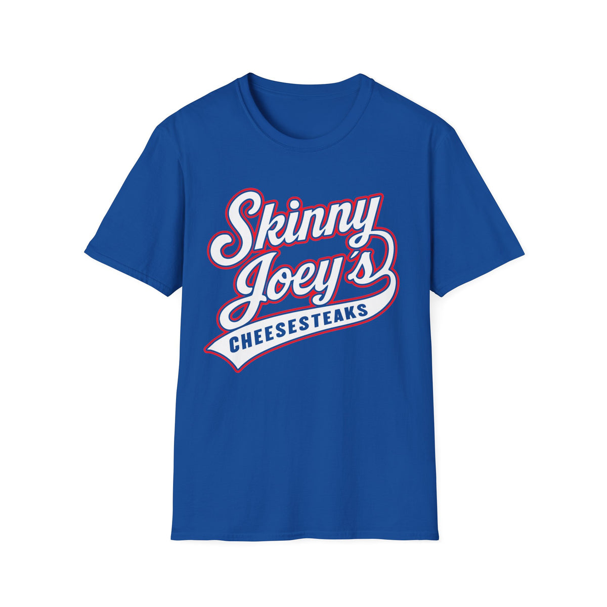 Skinny Joey’s Cheesesteaks Unisex Softstyle T-Shirt | South Philly 3020 S. Broad St.