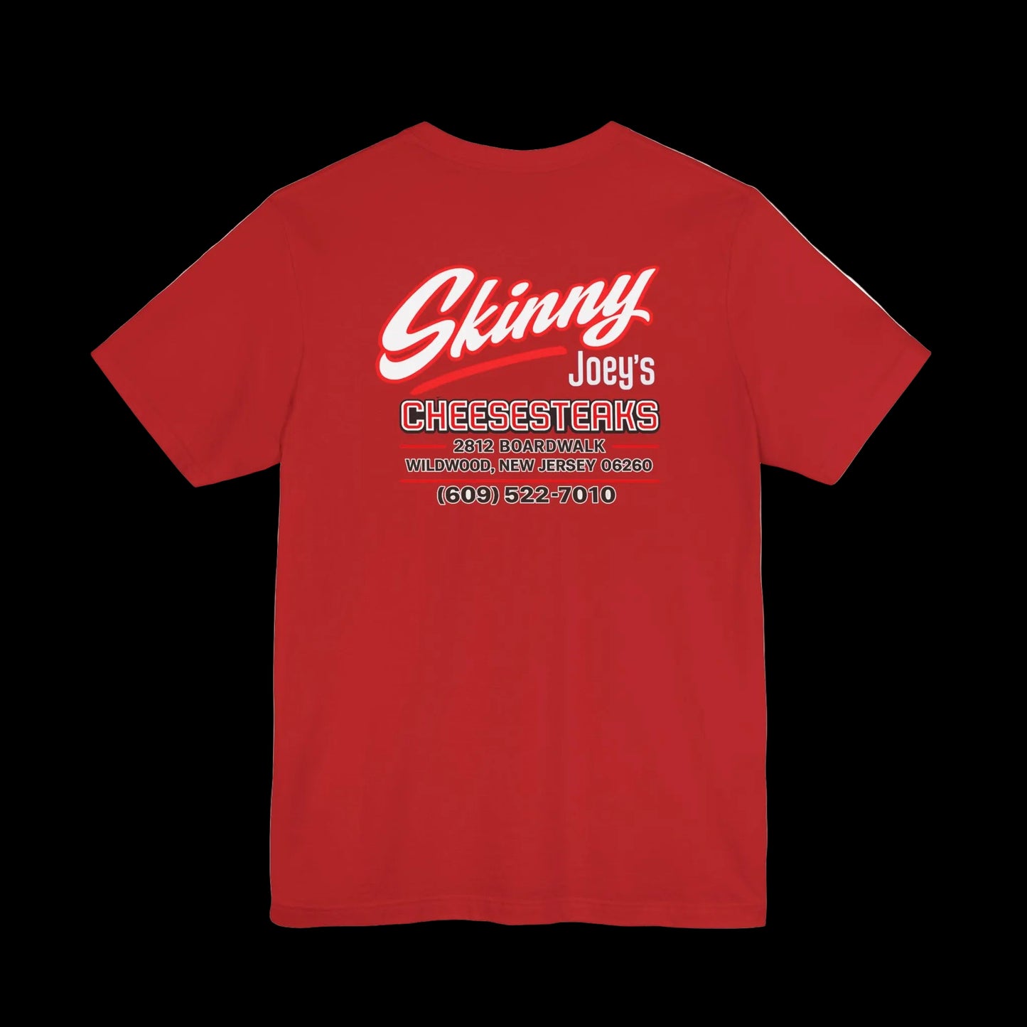 Skinny Joey's Cheesesteaks Official Wildwood T-Shirt