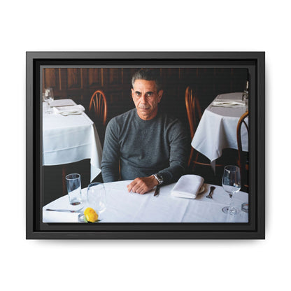 Skinny Joey Merlino Autographed We Can Go Anywhere Canvas - front view - Skinny Joey's Cheesesteaks